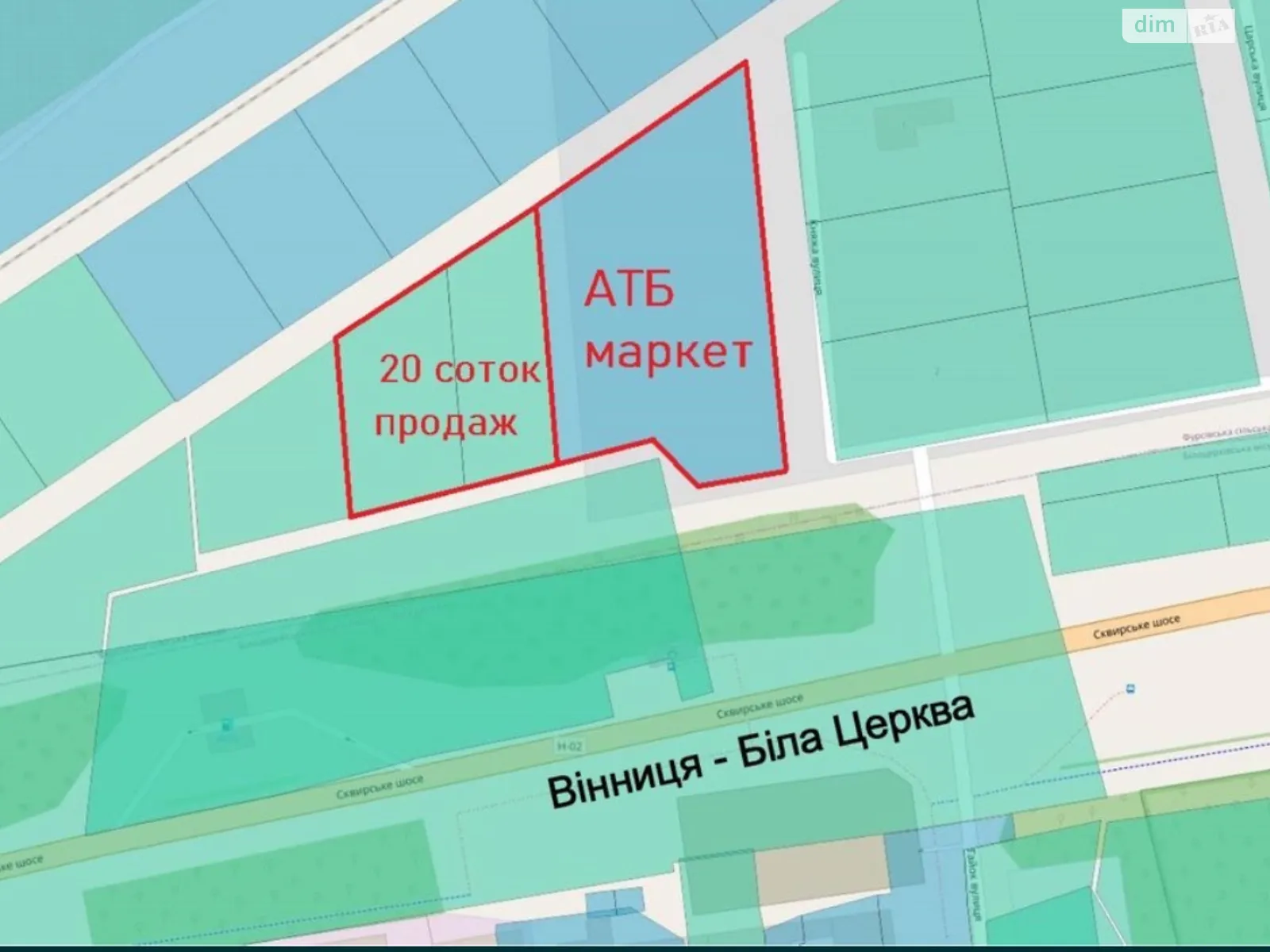 Продается земельный участок 20 соток в Киевской области, цена: 135000 $