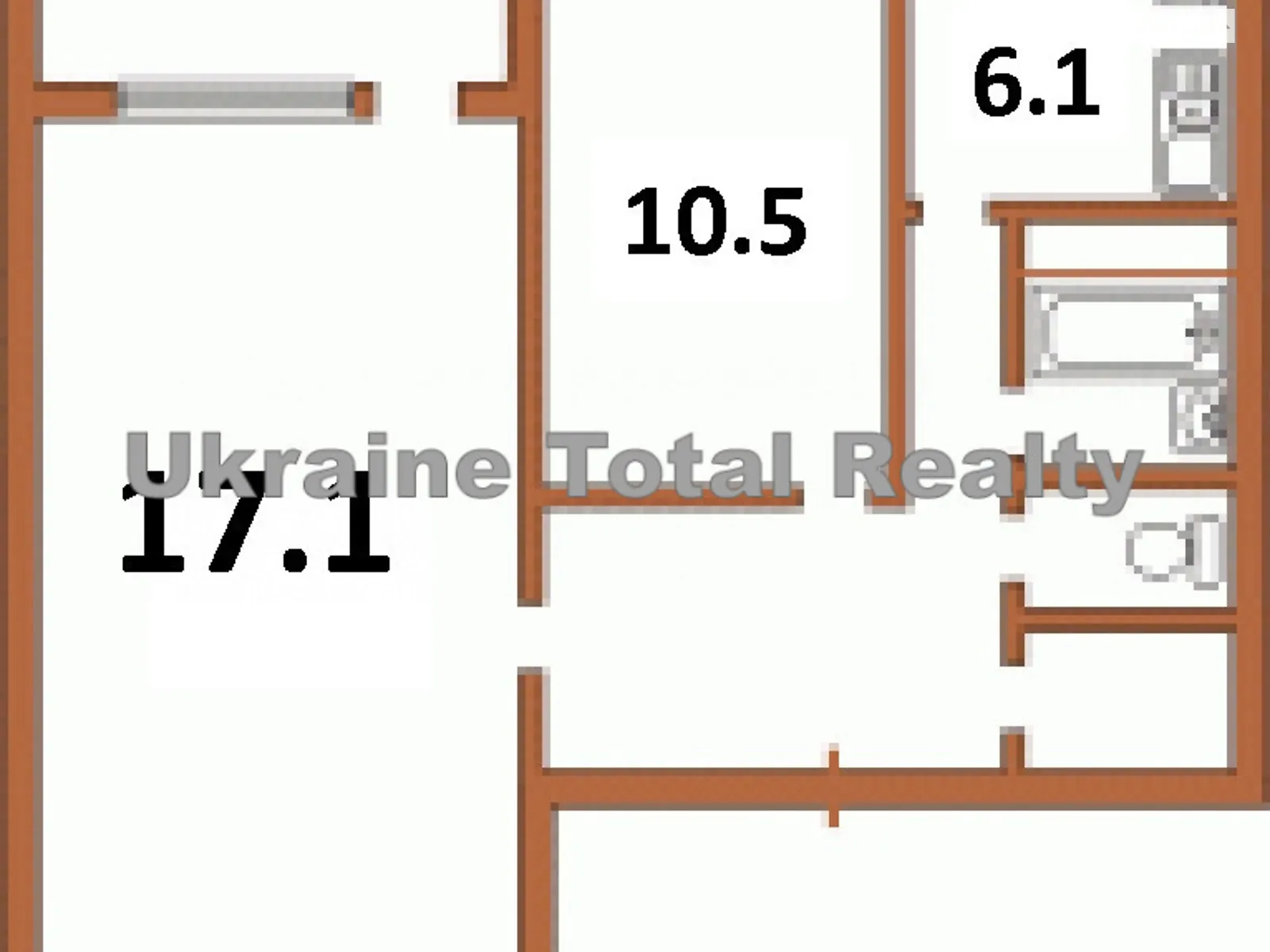 Продається 2-кімнатна квартира 47 кв. м у Києві, вул. Прирічна, 5 - фото 1