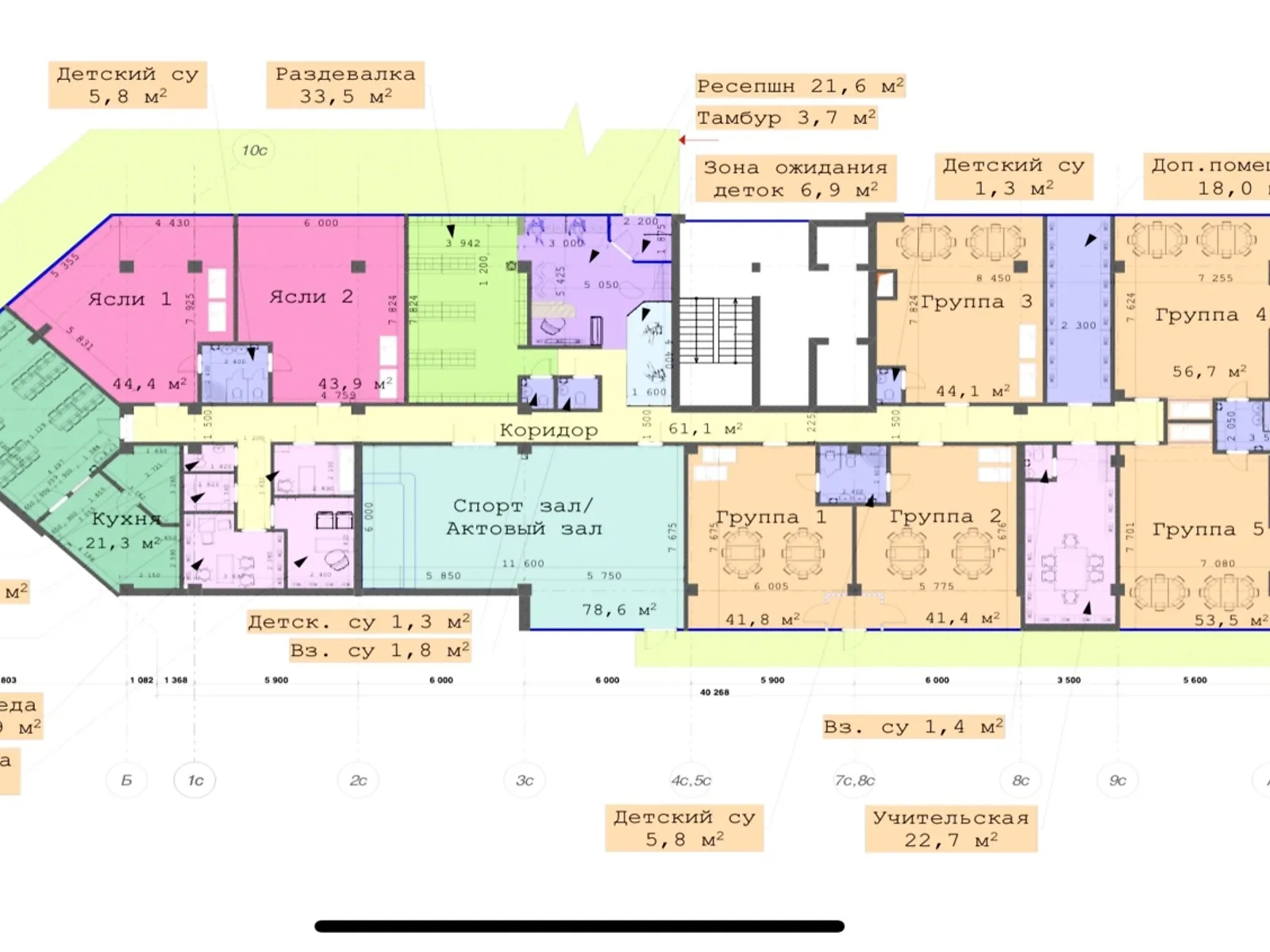 Продается помещения свободного назначения 720 кв. м в 16-этажном здании - фото 2