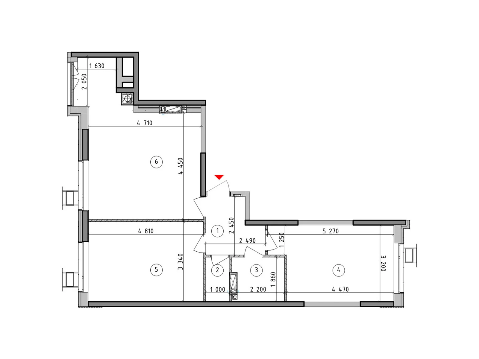 Продається 2-кімнатна квартира 67.6 кв. м у Гатне, вул. Оптимістична, 3 - фото 1