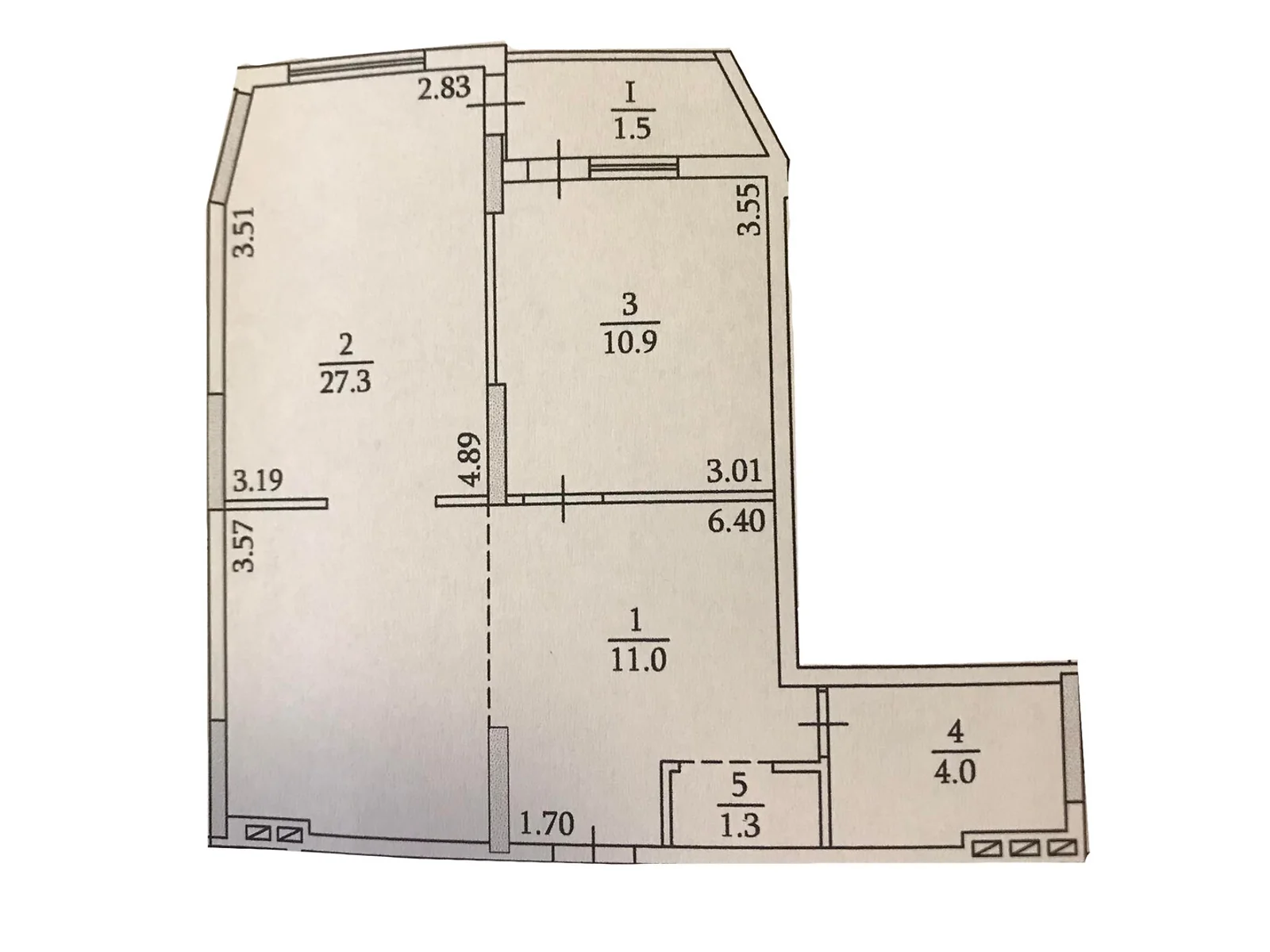 2-комнатная квартира 56 кв. м в Тернополе, ул. Киевская, 9Б-9Г - фото 1