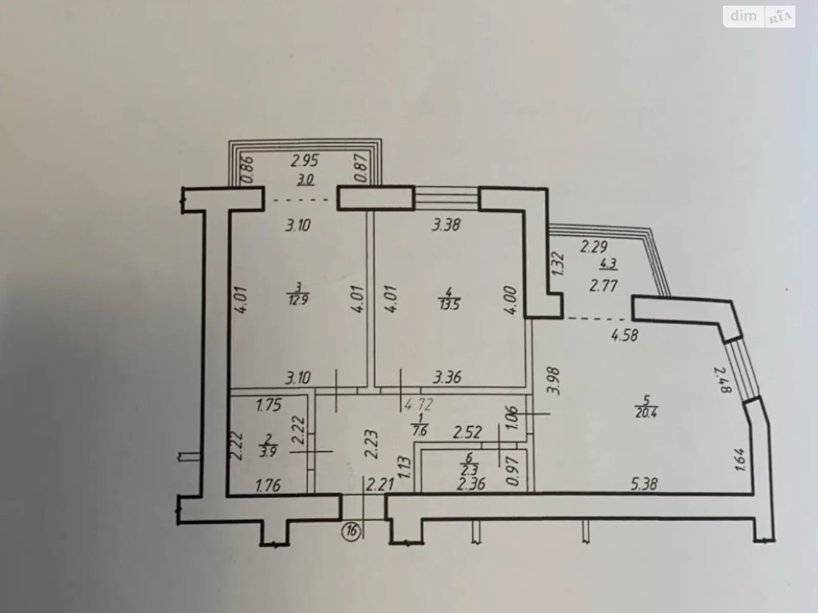 Продается 1-комнатная квартира 56 кв. м в Ивано-Франковске, ул. Кисилевской А., 31 - фото 1