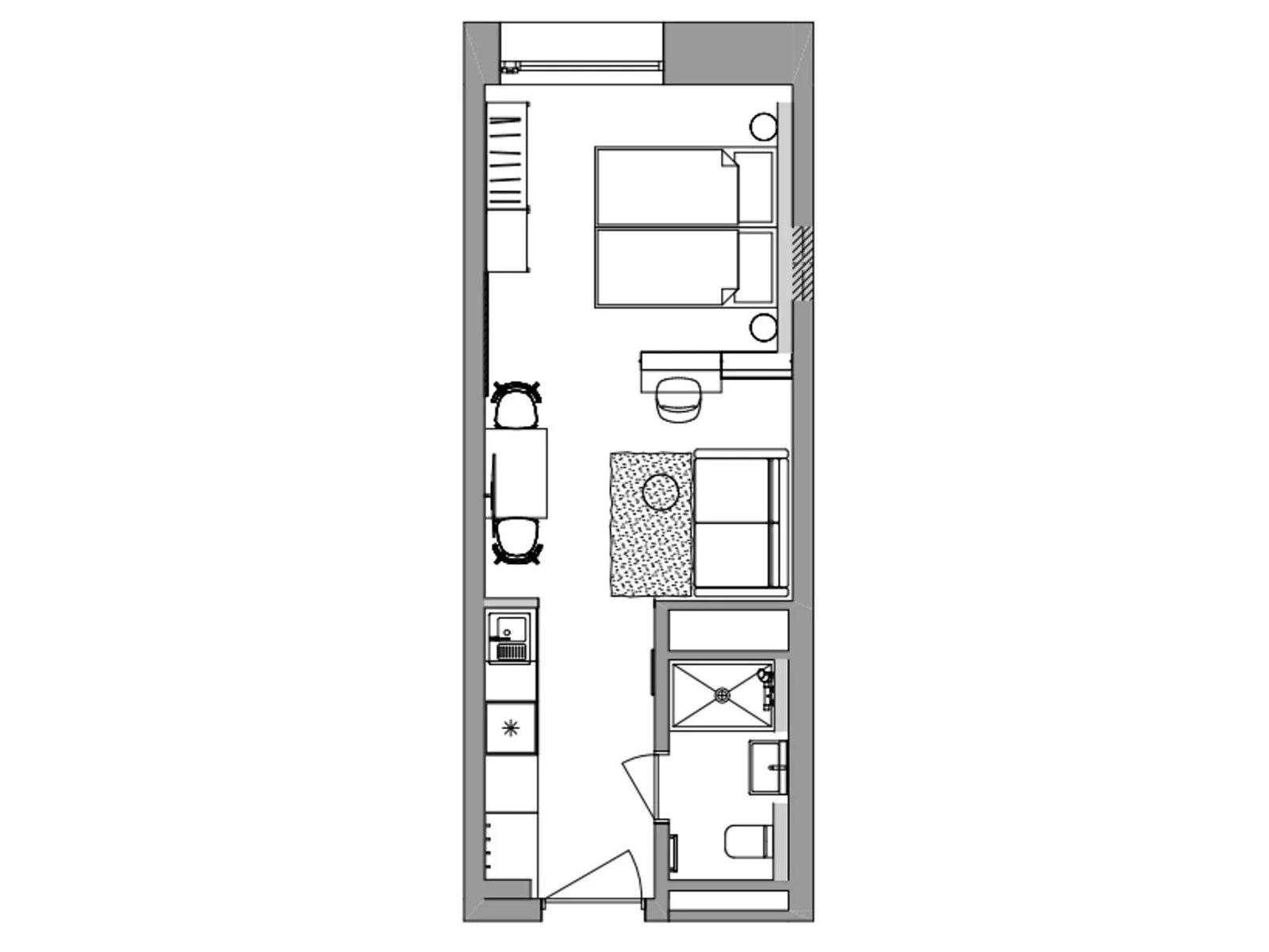 Продается 1-комнатная квартира 29.4 кв. м в Львове, ул. Мирного Панаса, 24 - фото 1