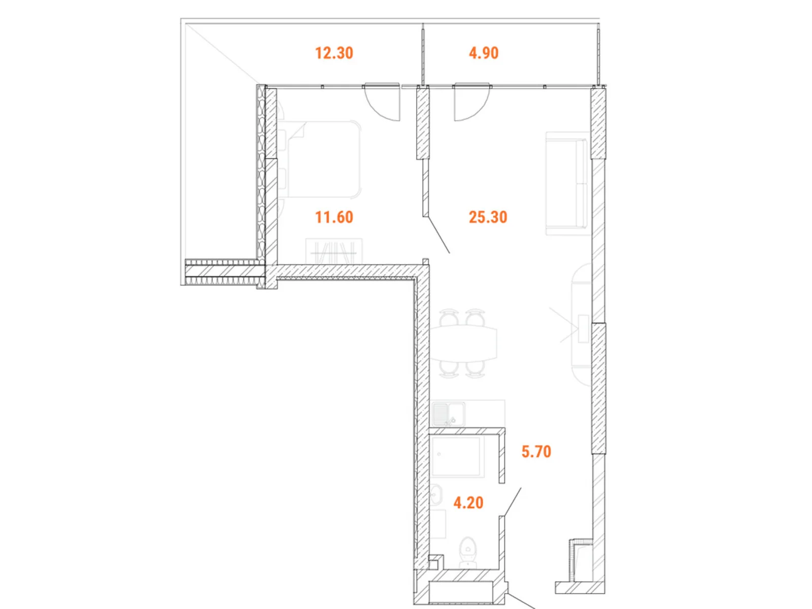 Продається 2-кімнатна квартира 53 кв. м у Києві, просп. Оболонський, 18 - фото 1