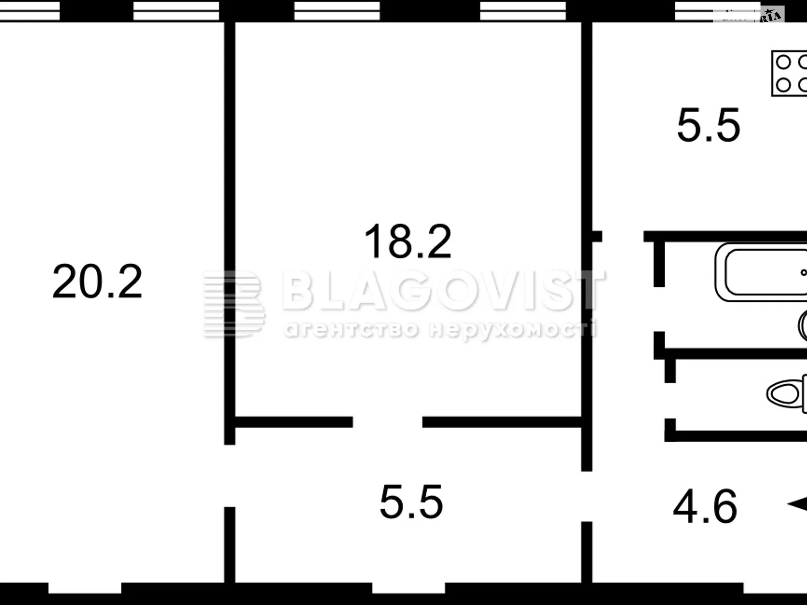 Продається кімната 57 кв. м у Києві - фото 2