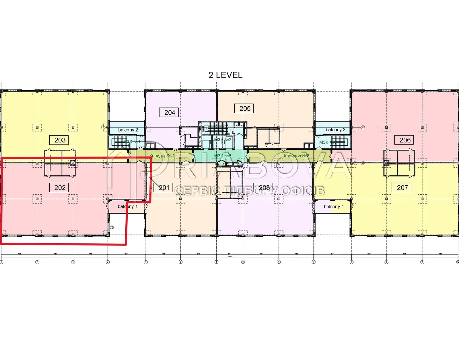 Сдается в аренду офис 462.8 кв. м в бизнес-центре, цена: 10245 $ - фото 1