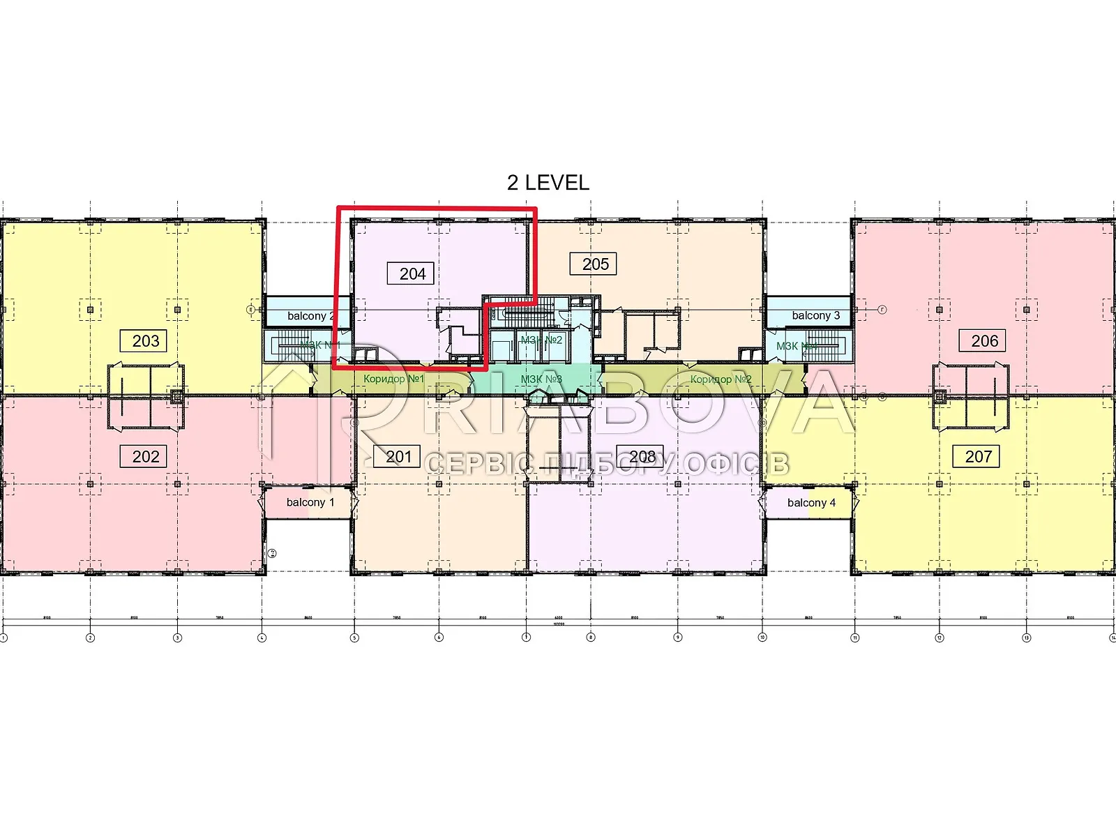 Сдается в аренду офис 179.4 кв. м в бизнес-центре, цена: 3971 $ - фото 1