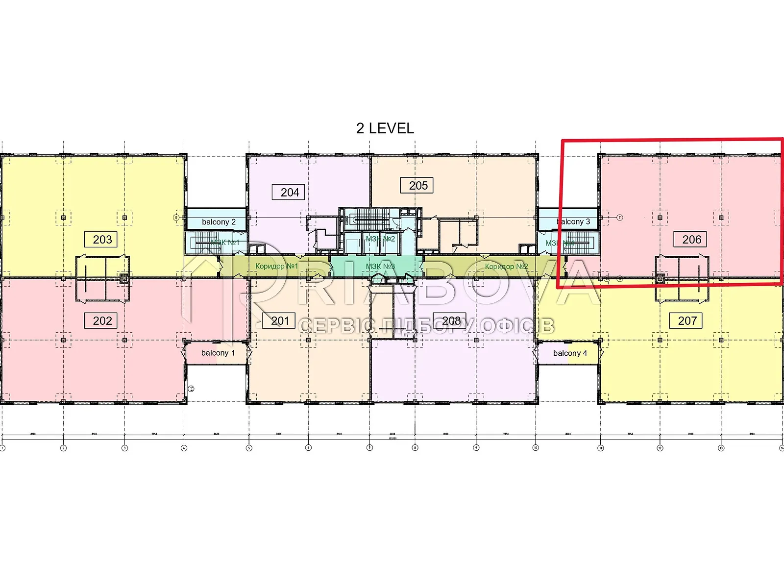 Сдается в аренду офис 402.3 кв. м в бизнес-центре, цена: 8907 $ - фото 1