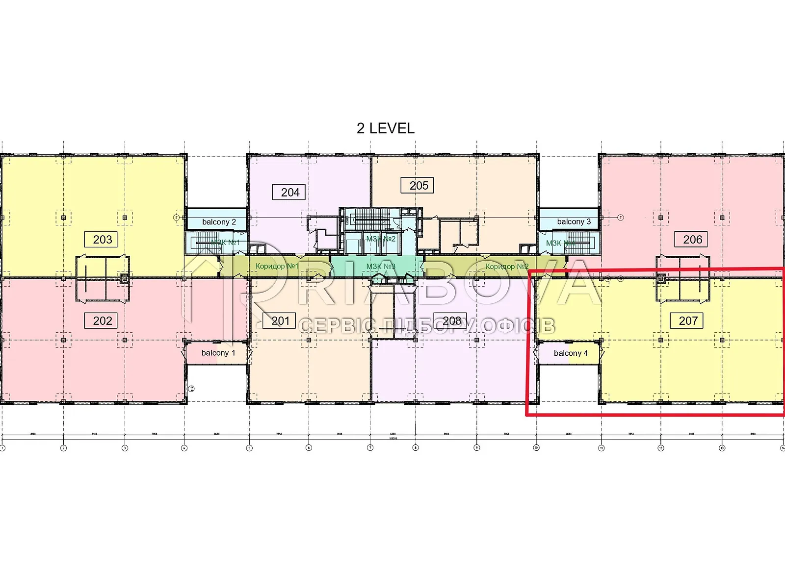 Сдается в аренду офис 462.8 кв. м в бизнес-центре, цена: 10245 $ - фото 1