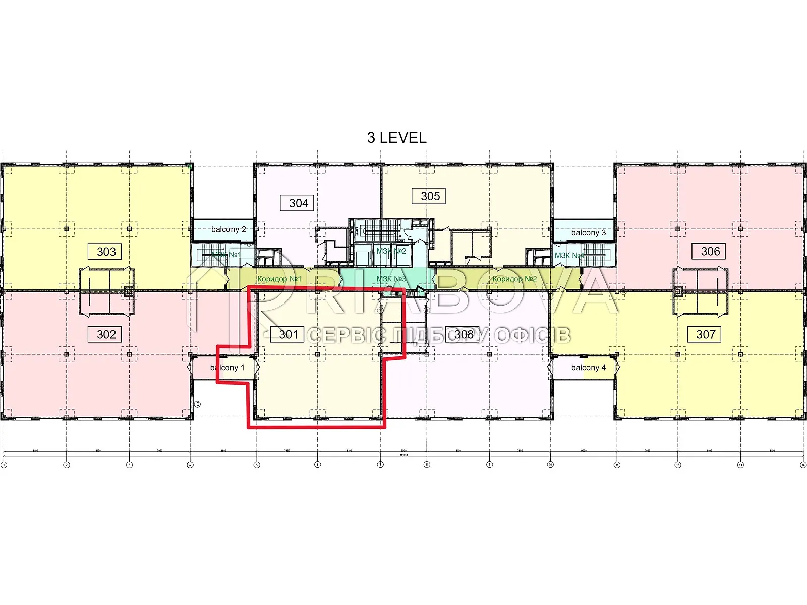 Сдается в аренду офис 283.5 кв. м в бизнес-центре, цена: 6275 $ - фото 1