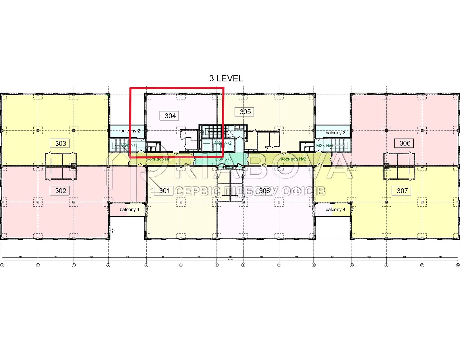 Сдается в аренду офис 174.9 кв. м в бизнес-центре, цена: 3872 $ - фото 1