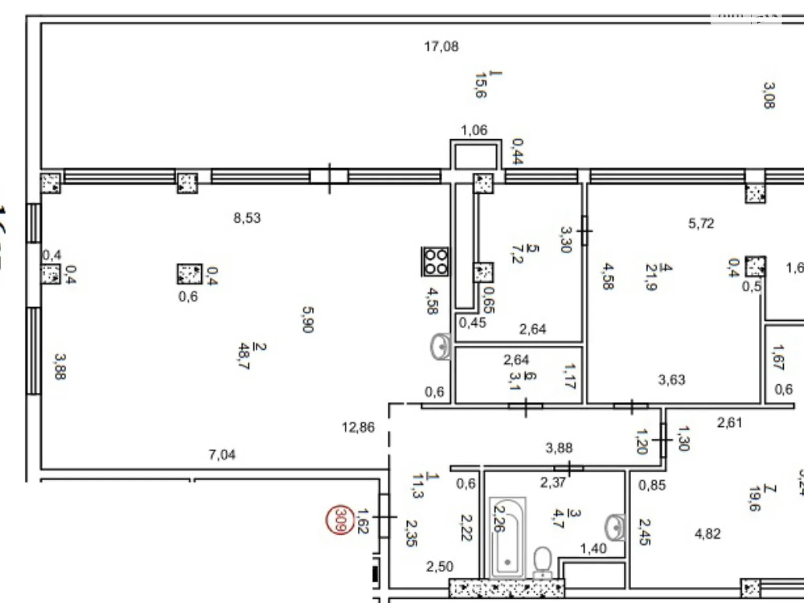 Продається 3-кімнатна квартира 135 кв. м у Києві - фото 2