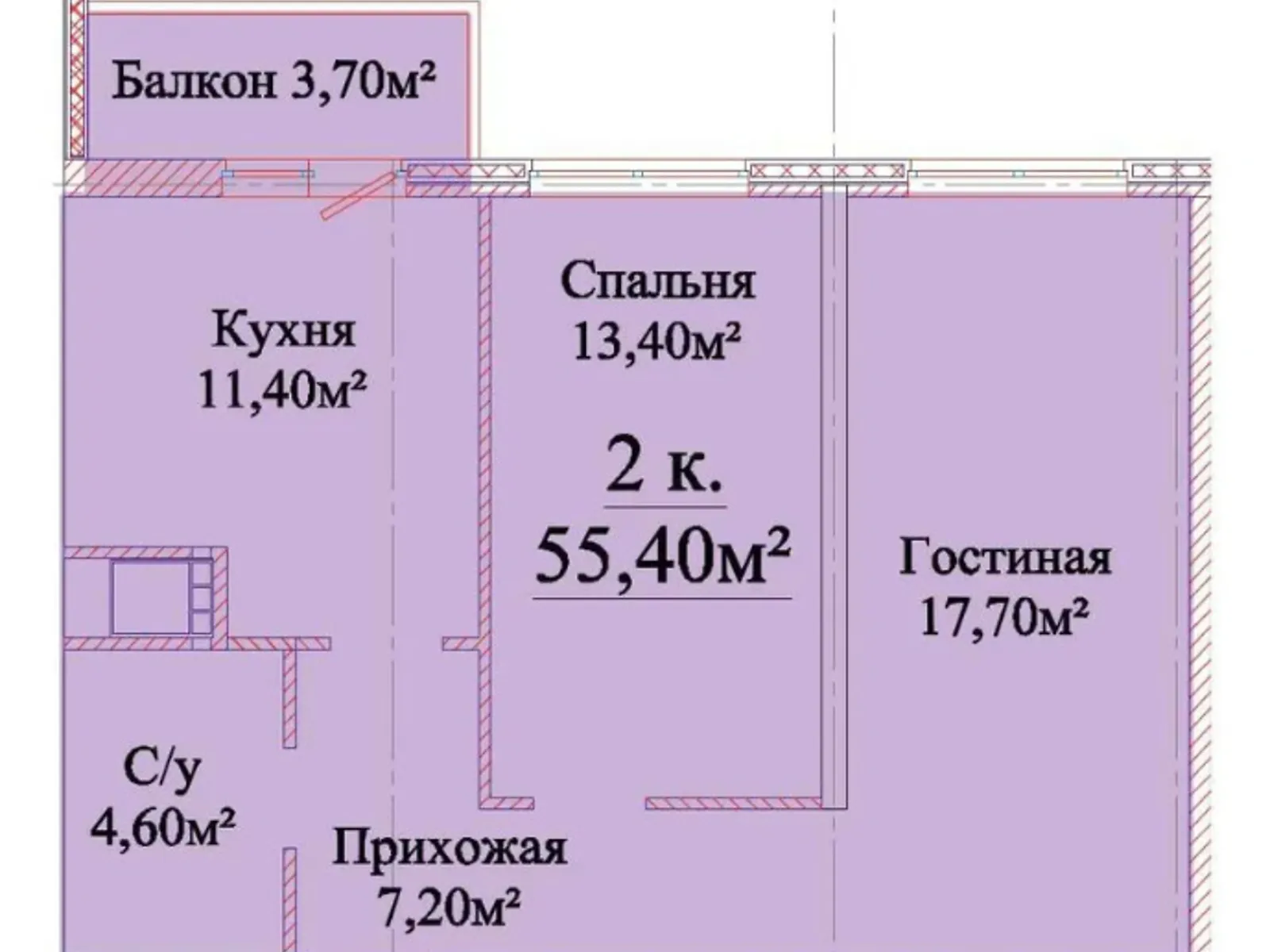 Продается 2-комнатная квартира 57 кв. м в Одессе, ул. Михайловская, 8 - фото 1