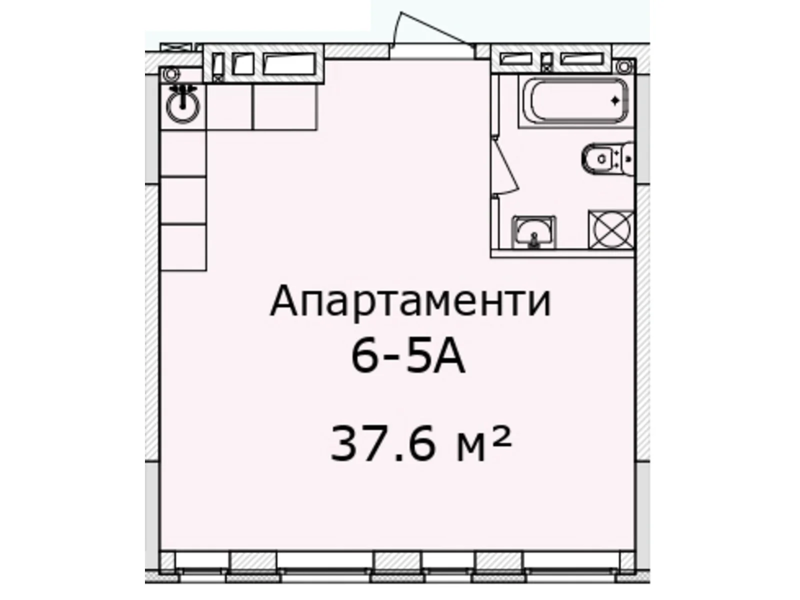 Продается 1-комнатная квартира 37.6 кв. м в Днепре, просп. Слобожанский, 29А - фото 1