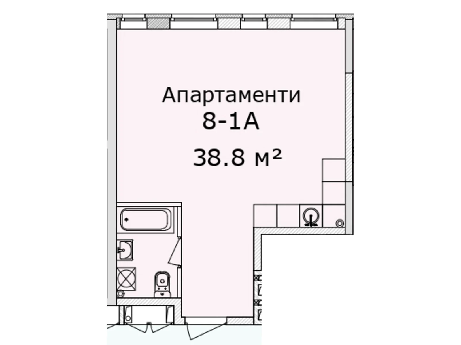 Продається 1-кімнатна квартира 38.8 кв. м у Дніпрі, просп. Слобожанський, 29А - фото 1