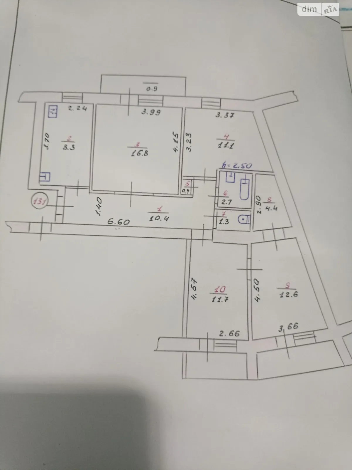 Продається 4-кімнатна квартира 84 кв. м у Хмельницькому - фото 3