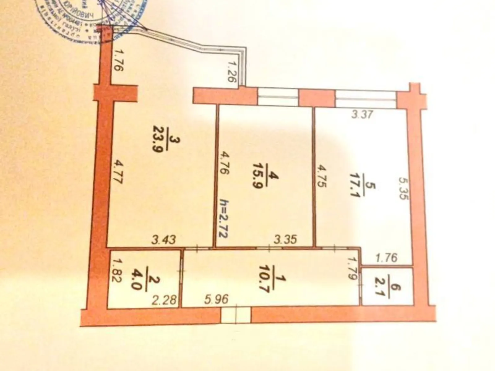 Продається 2-кімнатна квартира 74 кв. м у Хмельницькому, ул. Зарічанська, 3/3Б - фото 1