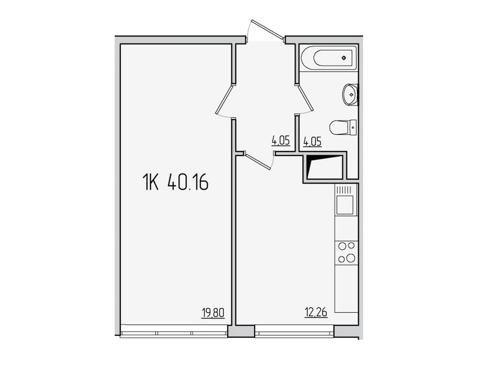 Продается 1-комнатная квартира 40 кв. м в Лиманке, ул. Архитекторская - фото 1