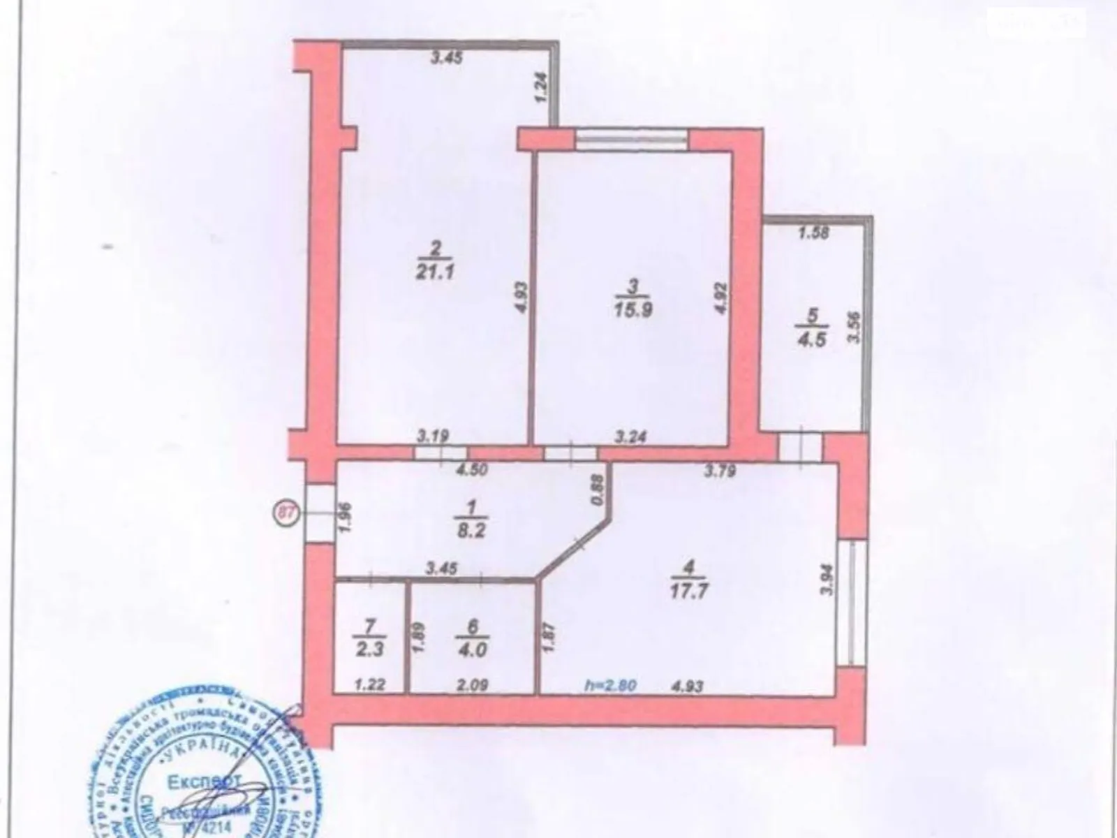 Продается 2-комнатная квартира 73 кв. м в Хмельницком - фото 2