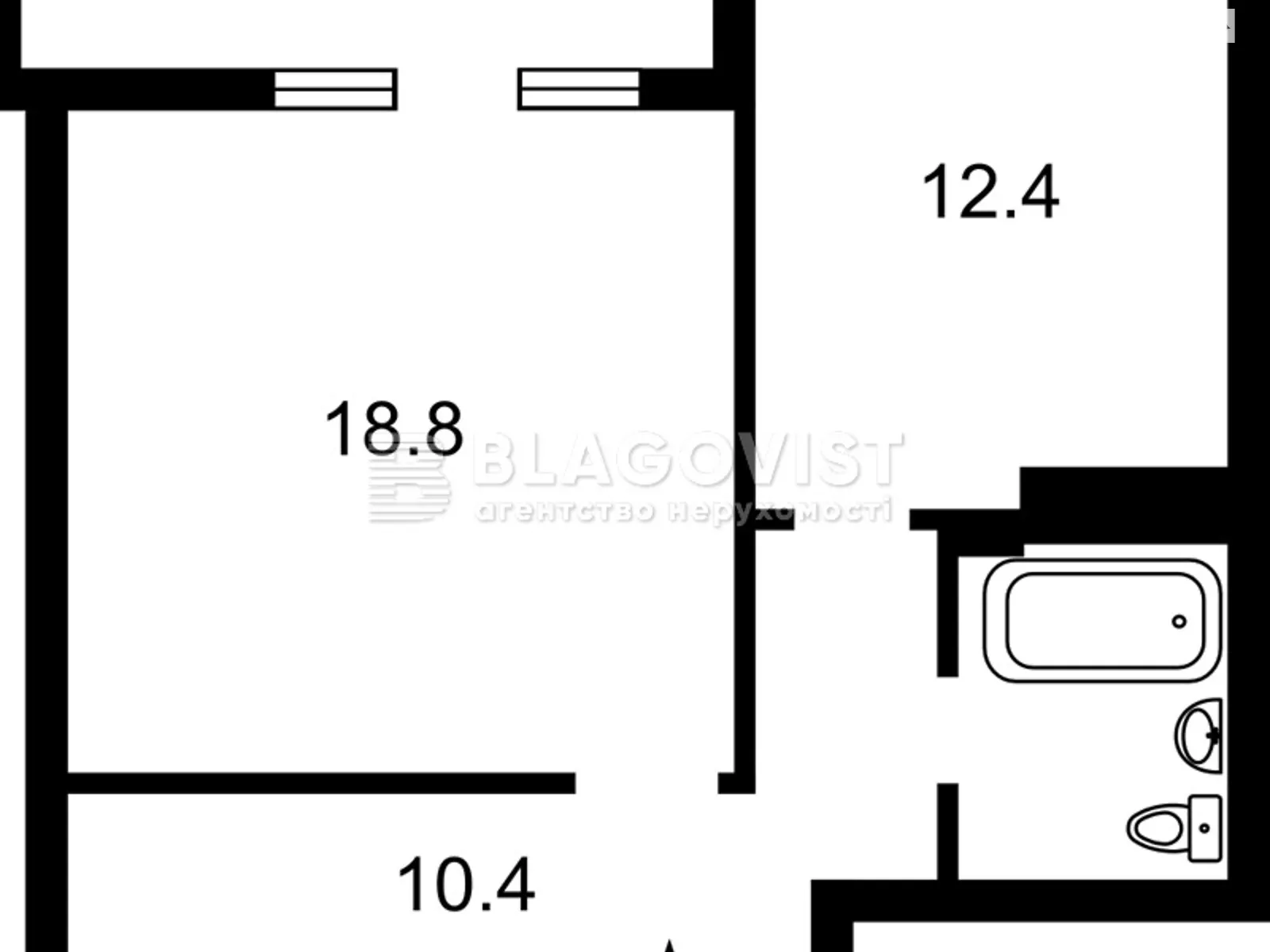 Продається 1-кімнатна квартира 47 кв. м у Києві, просп. Берестейський(Перемоги), 42 - фото 1