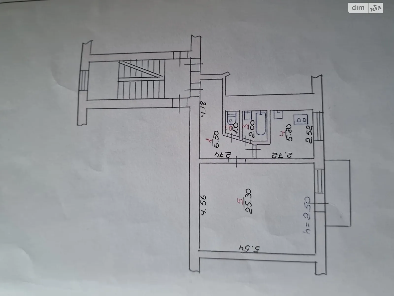 Продається 1-кімнатна квартира 41.5 кв. м у Хмельницькому - фото 1