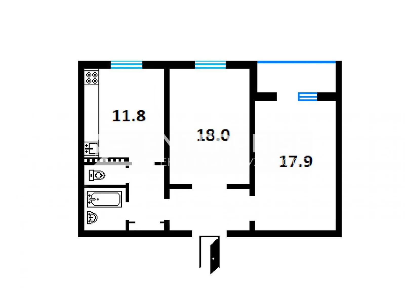 Продается 2-комнатная квартира 66.4 кв. м в Киеве, ул. Лисковская, 32/51 - фото 1