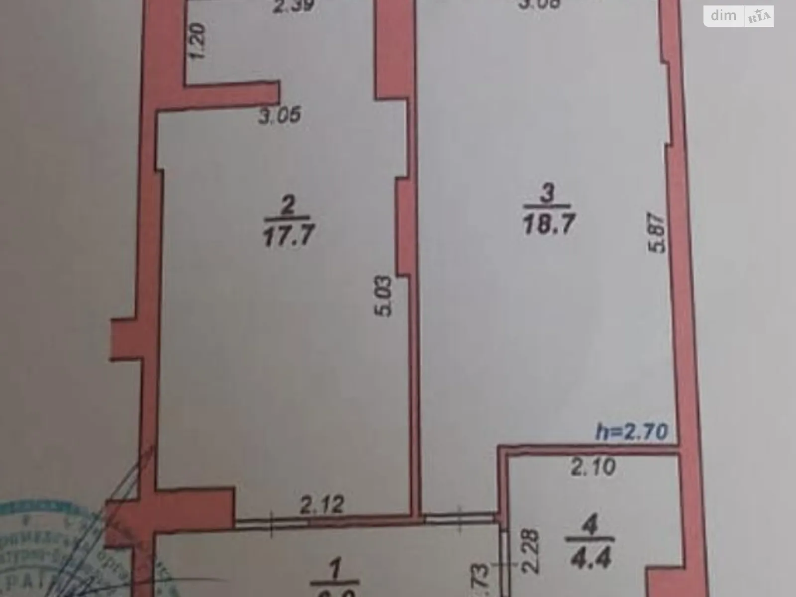 Продається 1-кімнатна квартира 47 кв. м у Хмельницькому, вул. Проскурівського Підпілля - фото 1