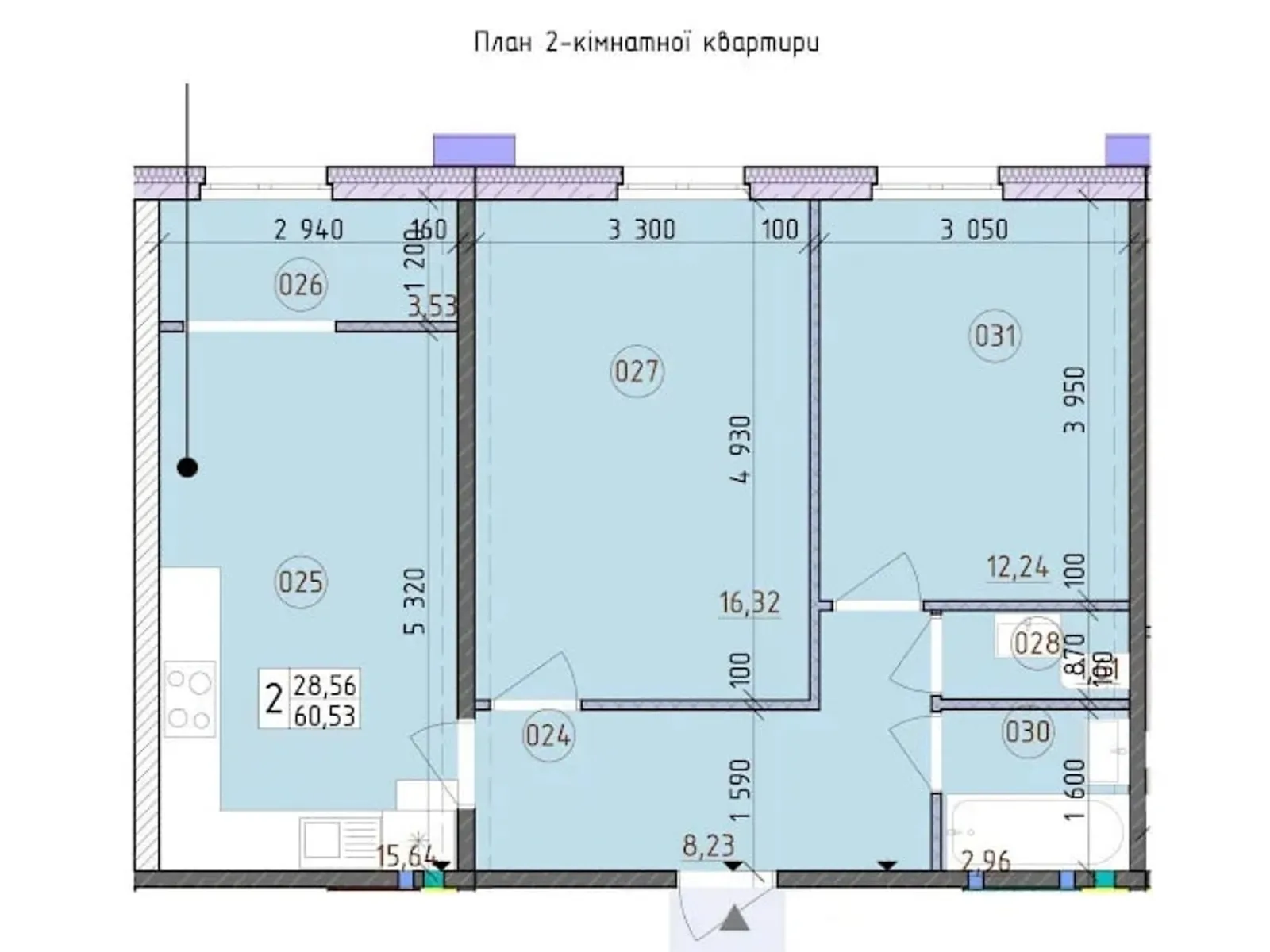 Продается 2-комнатная квартира 61 кв. м в Киеве, ул. Михаила Максимовича, 24В - фото 1