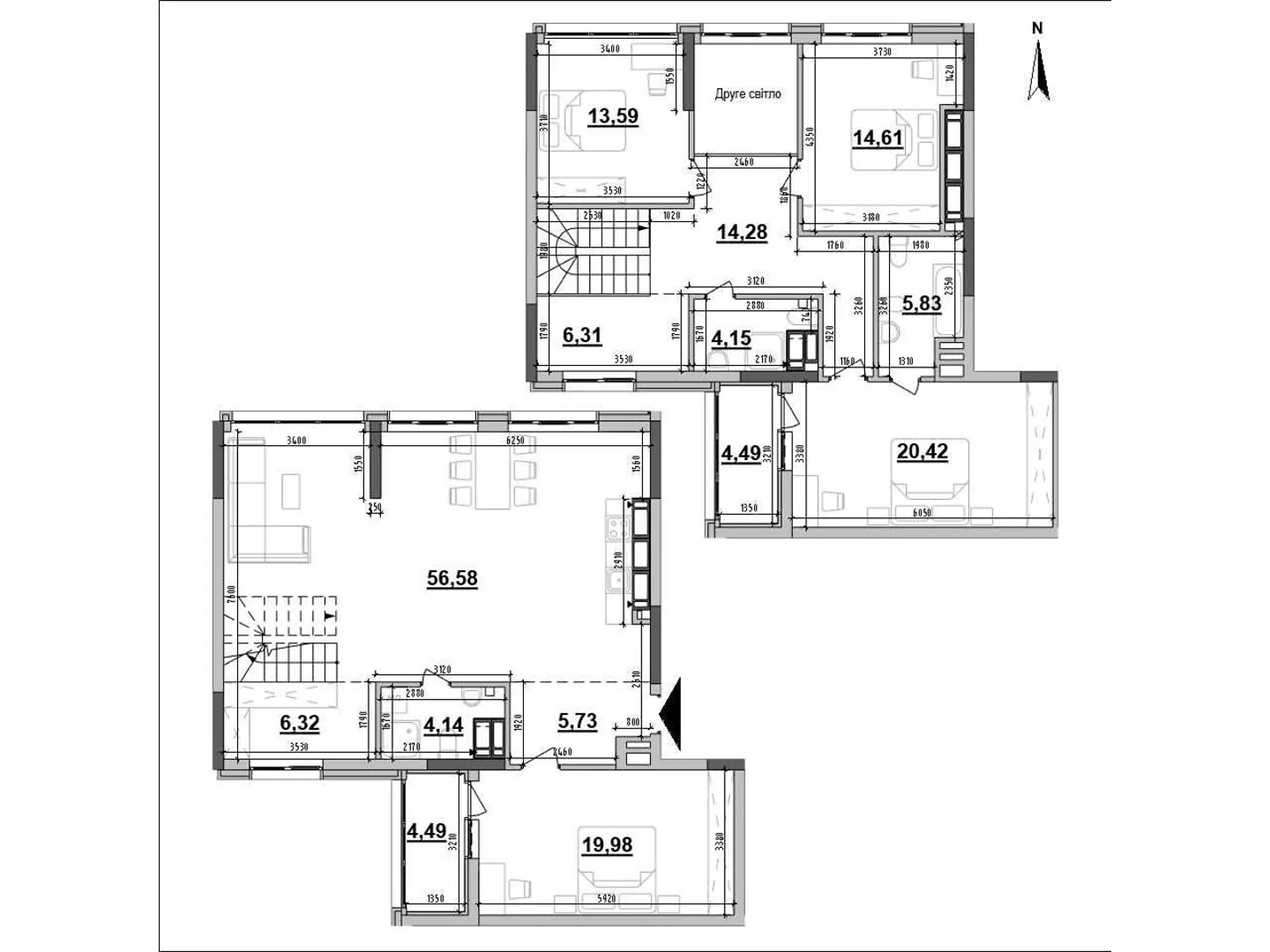Продается 4-комнатная квартира 180.92 кв. м в Киеве, ул. Коновальца Евгения, 30 - фото 1