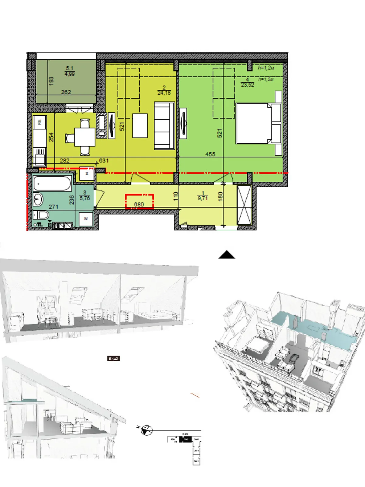 Продается 3-комнатная квартира 84 кв. м в Киеве, ул. Регенераторная, 4 корпус 1 - фото 1