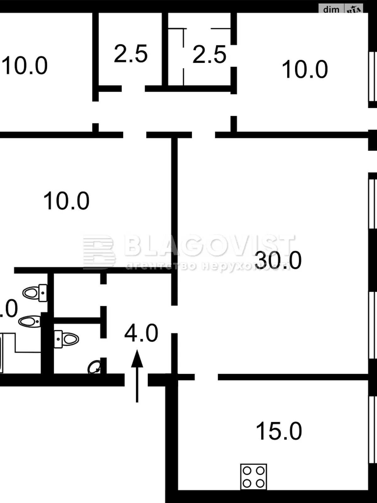 Продається 5-кімнатна квартира 110 кв. м у Києві - фото 2