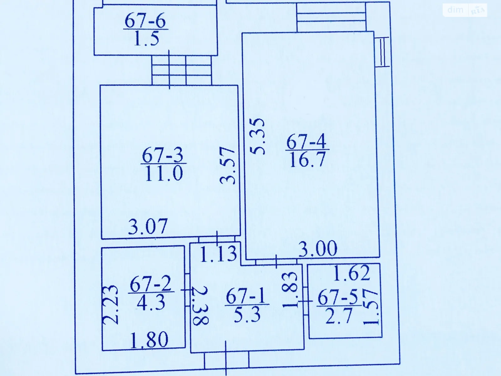 Продается 1-комнатная квартира 41.5 кв. м в Ирпене, ул. Кобылянской Ольги, 1В/1 - фото 1