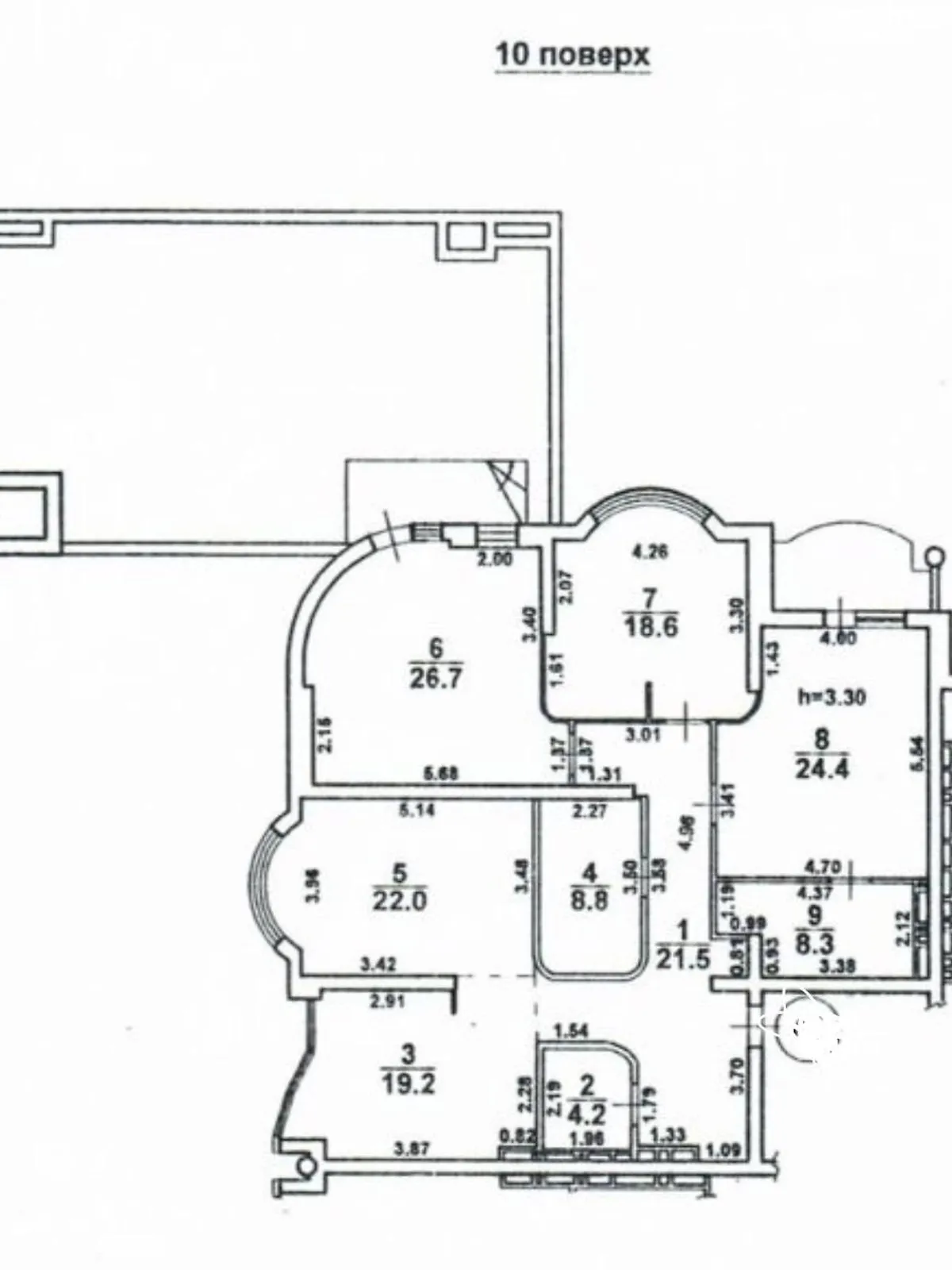 Продается 3-комнатная квартира 180 кв. м в Одессе - фото 3