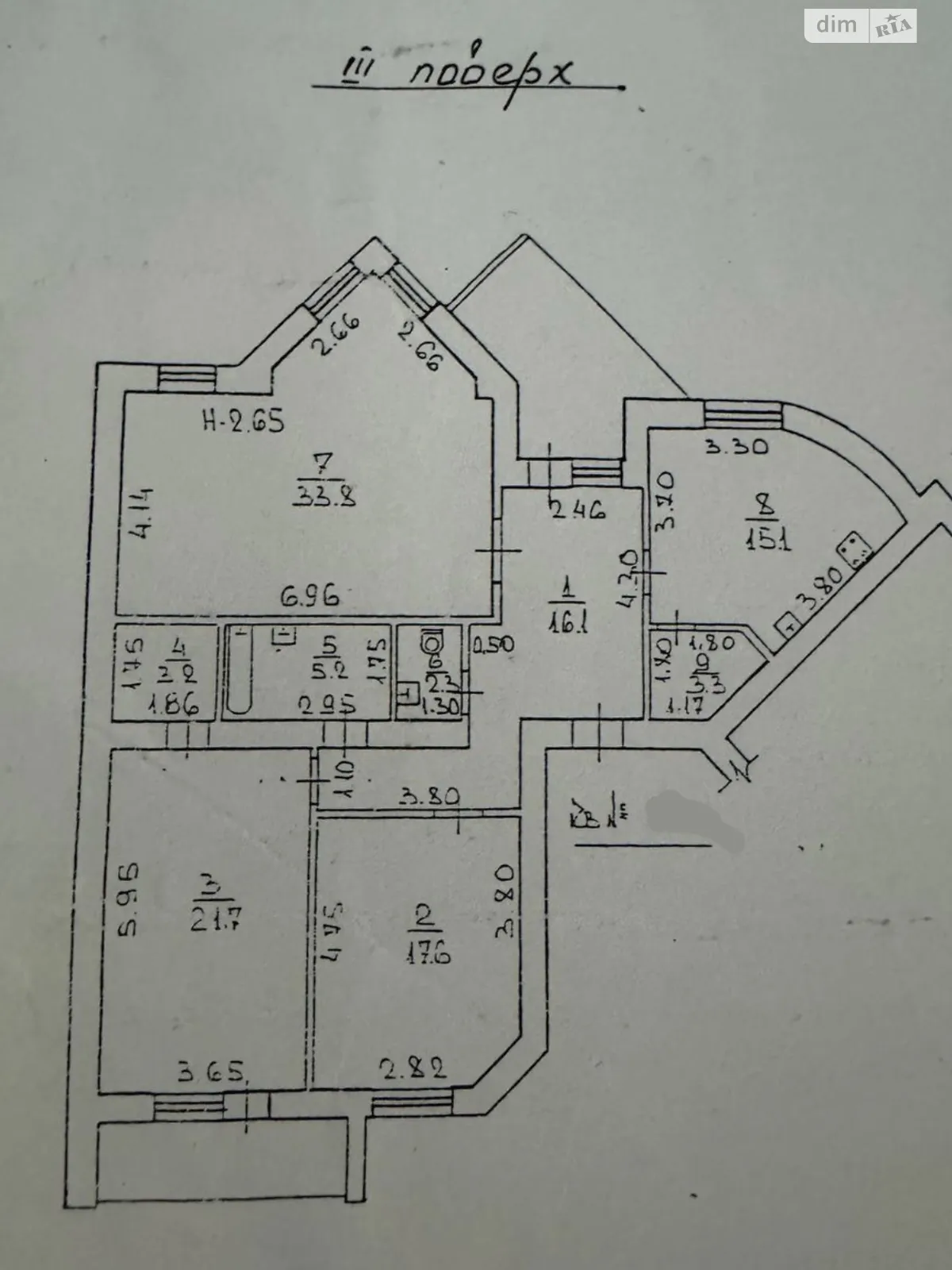 Продается 3-комнатная квартира 124 кв. м в Одессе - фото 2