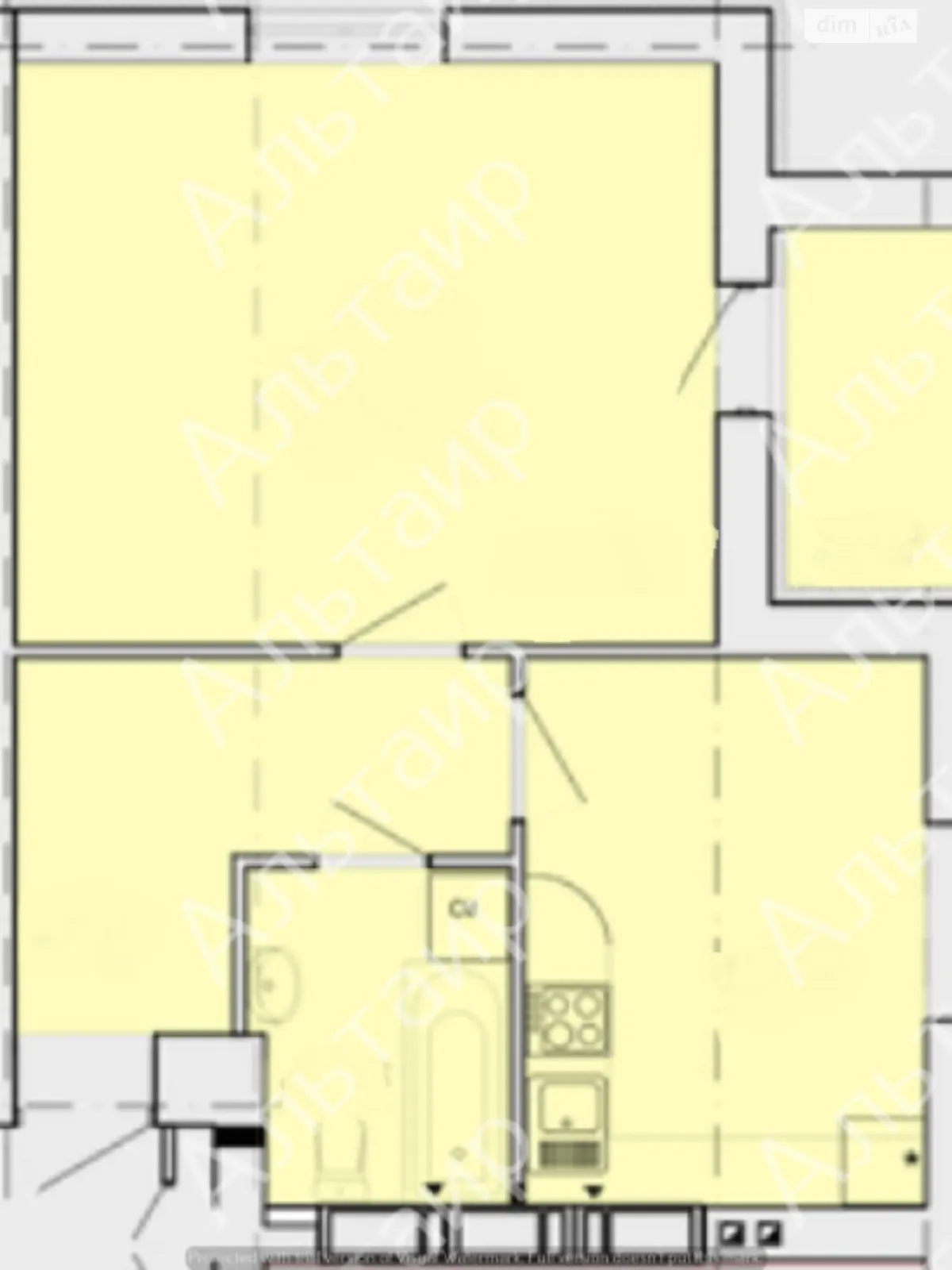 Продається 1-кімнатна квартира 43.43 кв. м у Харкові, вул. Борткевича, 11 - фото 1