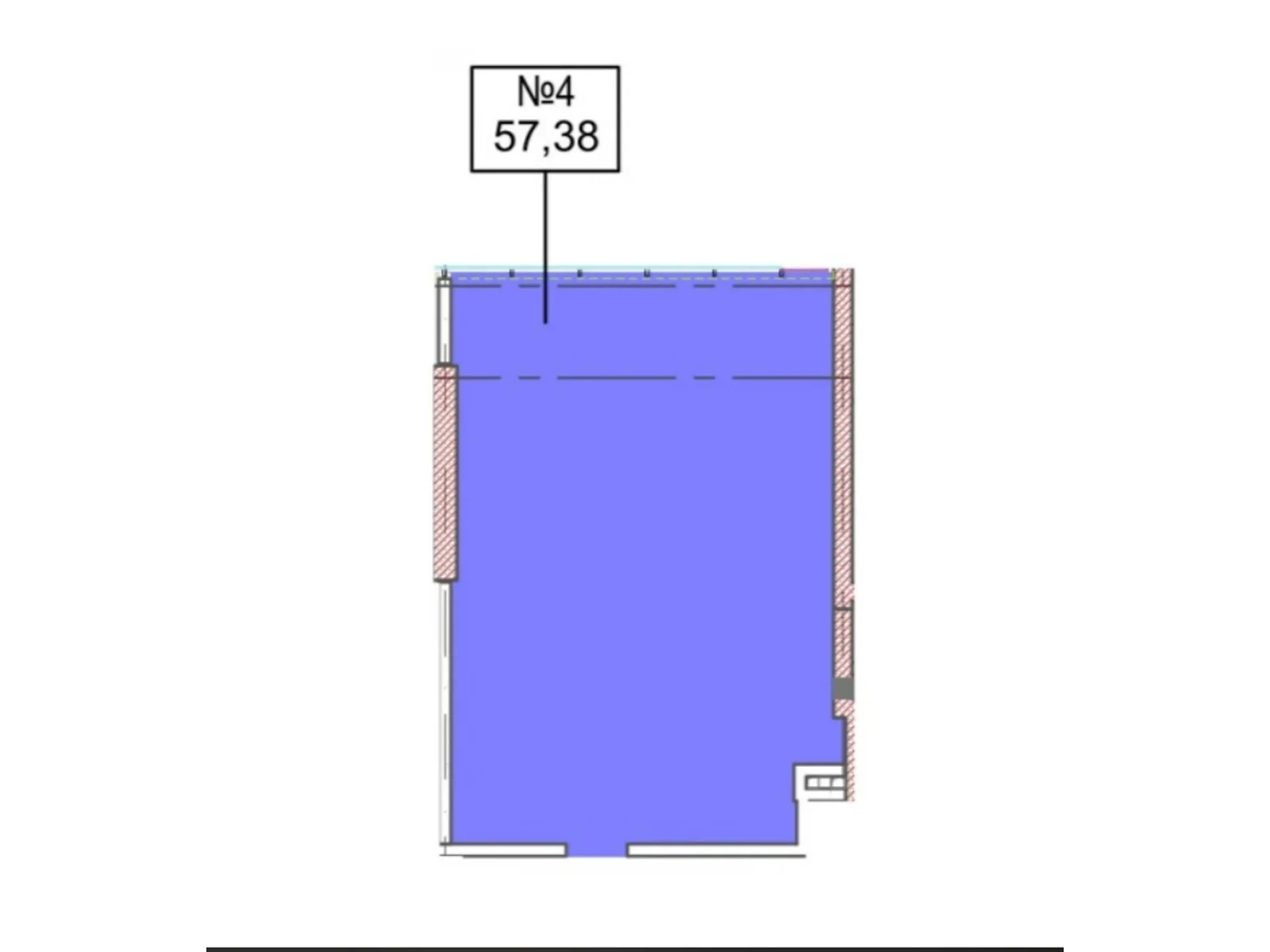 Продається офіс 57.38 кв. м в бізнес-центрі, цена: 86070 $ - фото 1