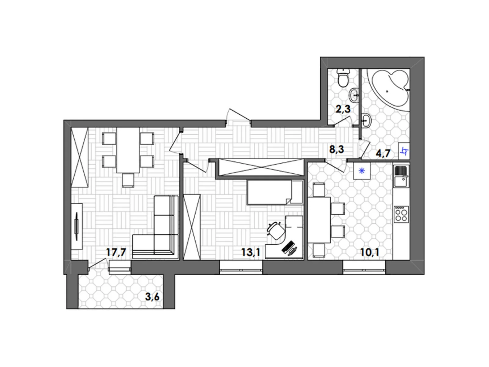 Тывровское шоссе, 51Б Лука-Мелешковская ЖК Лука Сити - фото 1