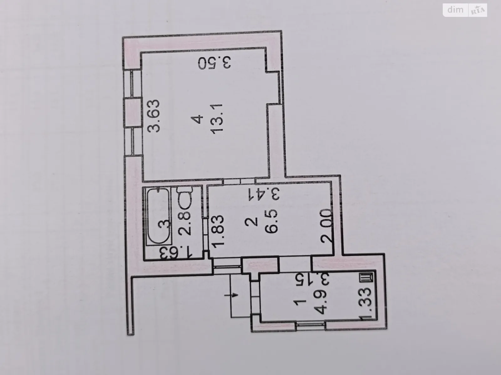 Продається частина будинку 27.3 кв. м з банею/сауною, цена: 15000 $ - фото 1