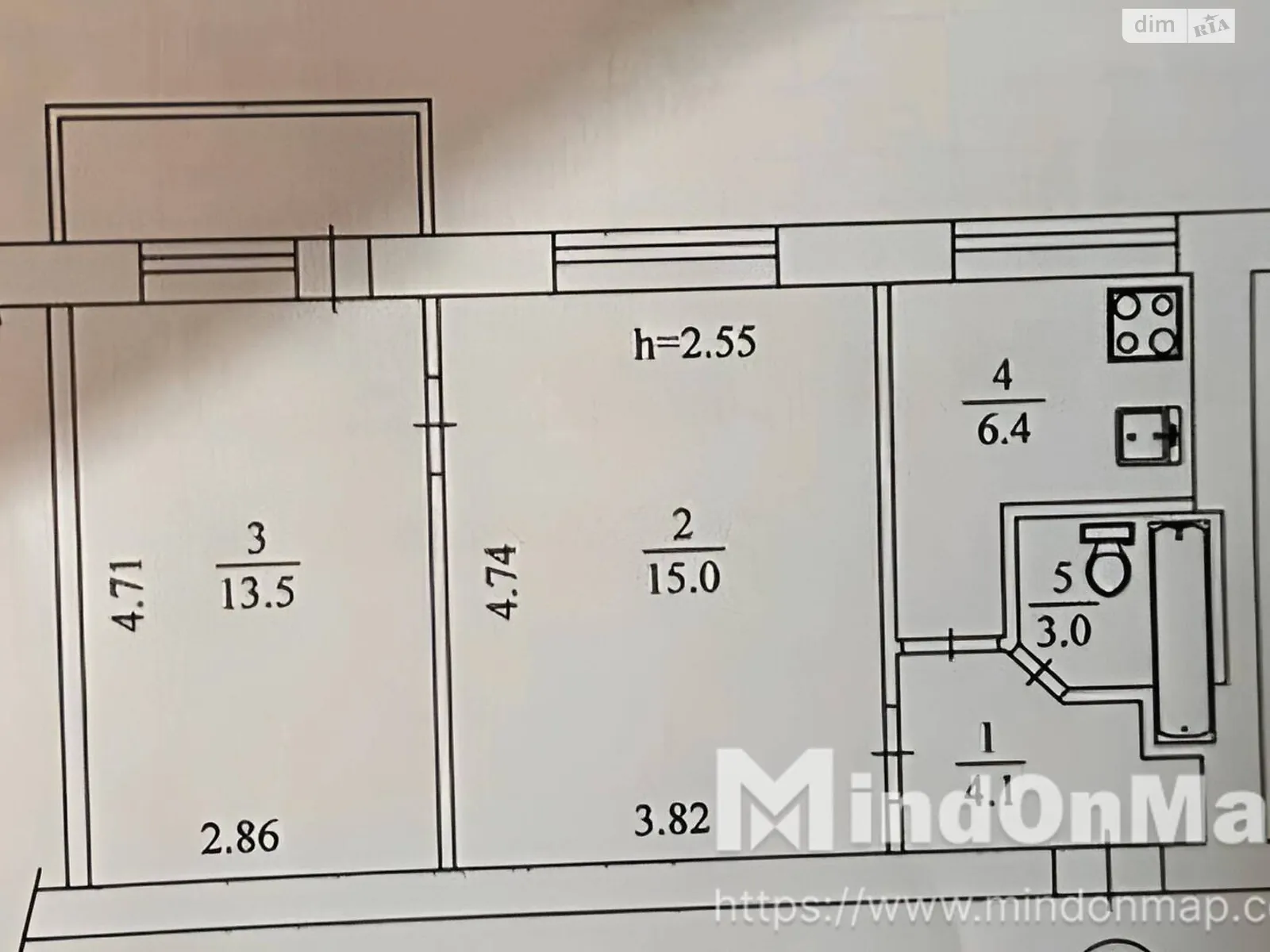 Продается помещения свободного назначения 66 кв. м в 7-этажном здании, цена: 66000 $ - фото 1