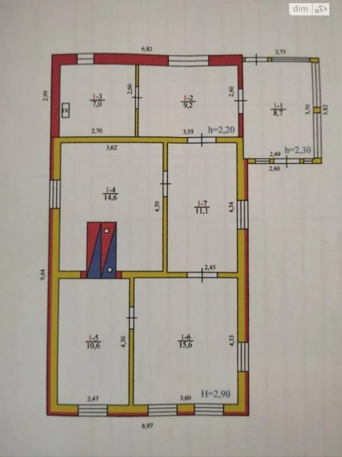 Продается одноэтажный дом 66 кв. м с балконом, цена: 6000 $ - фото 1