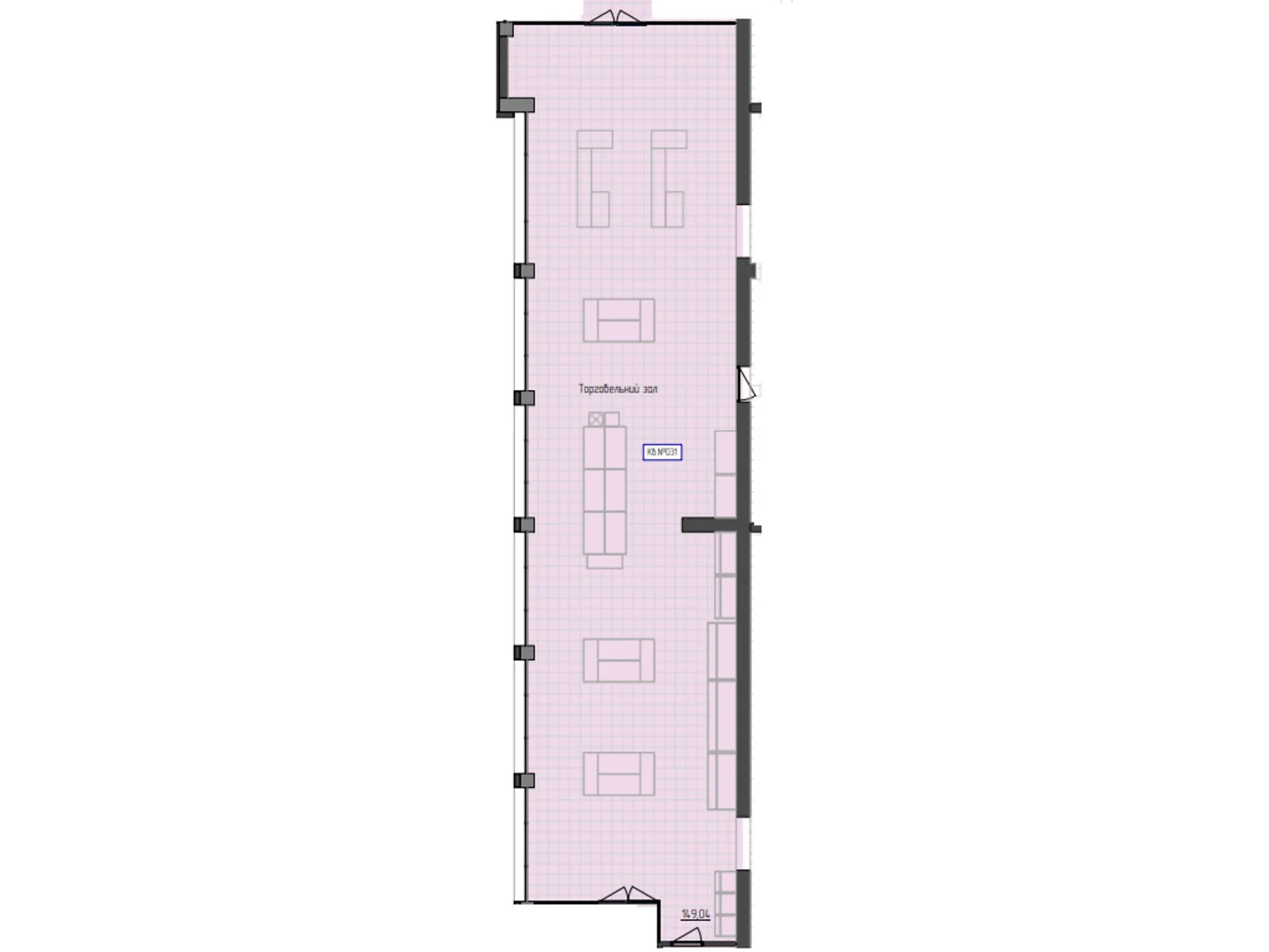 Продается офис 149.04 кв. м в бизнес-центре, цена: 142895 $ - фото 1