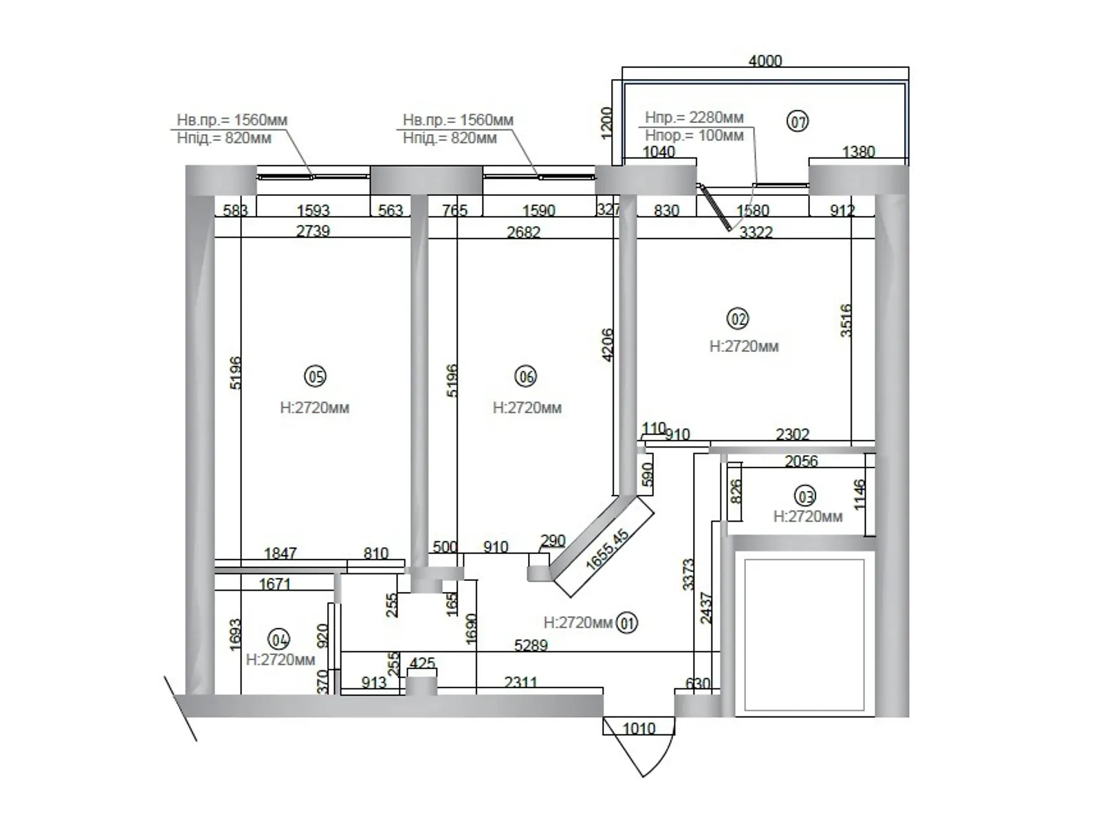 Продається 2-кімнатна квартира 56.8 кв. м у Трускавці, цена: 110000 $ - фото 1