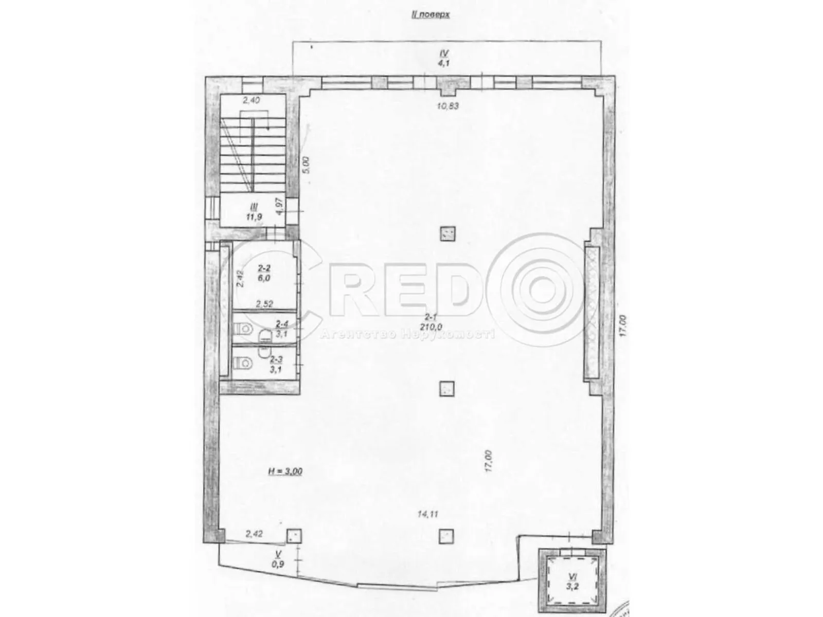 Продается помещения свободного назначения 242 кв. м в 5-этажном здании - фото 3