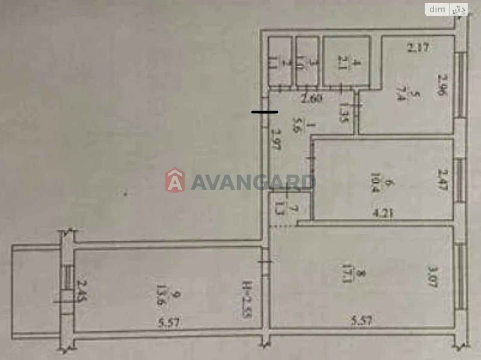 Продается 3-комнатная квартира 61 кв. м в Киеве, ул. Левка Лукьяненко - фото 1