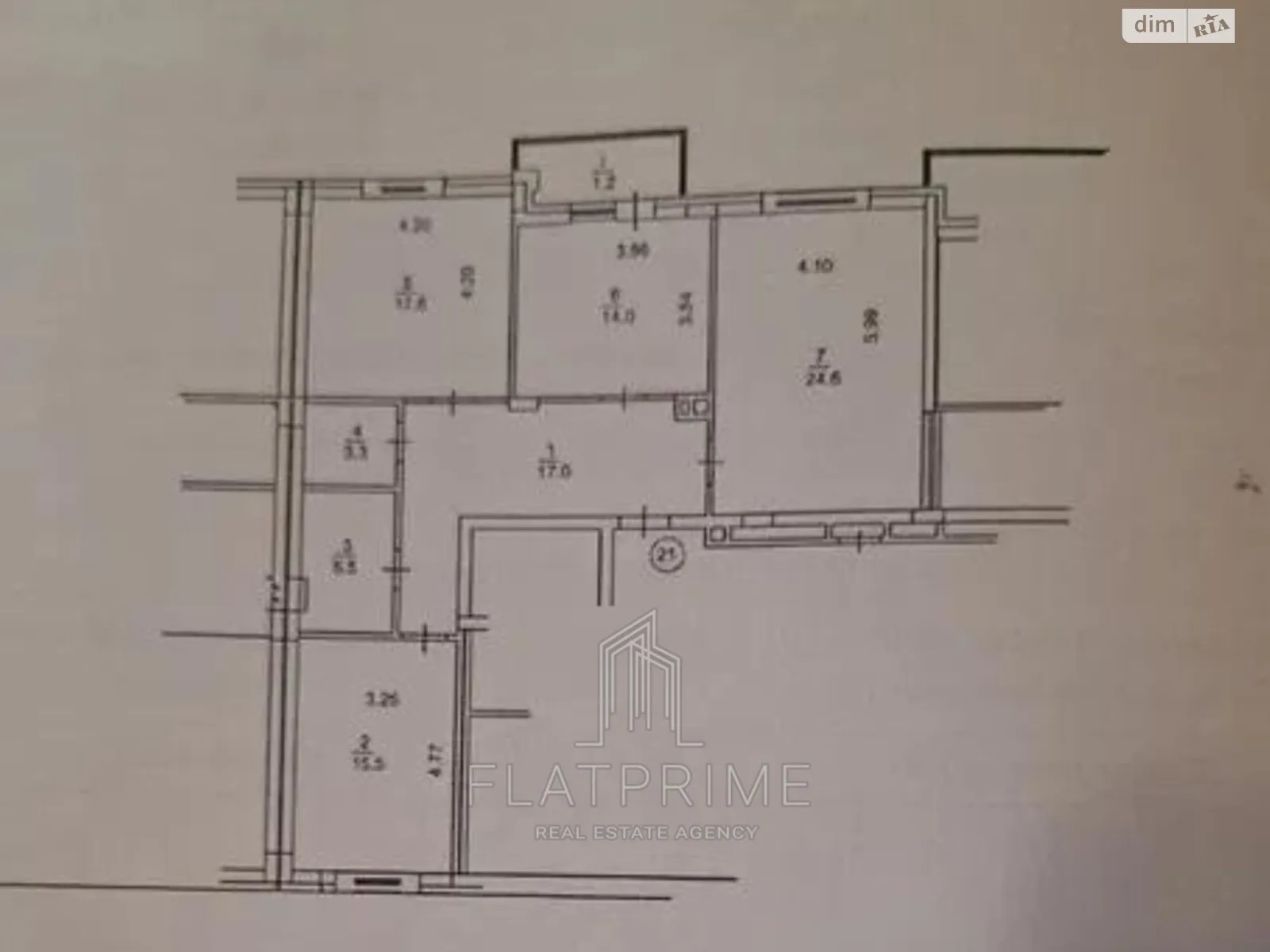 Продается 3-комнатная квартира 98.6 кв. м в Броварах - фото 2