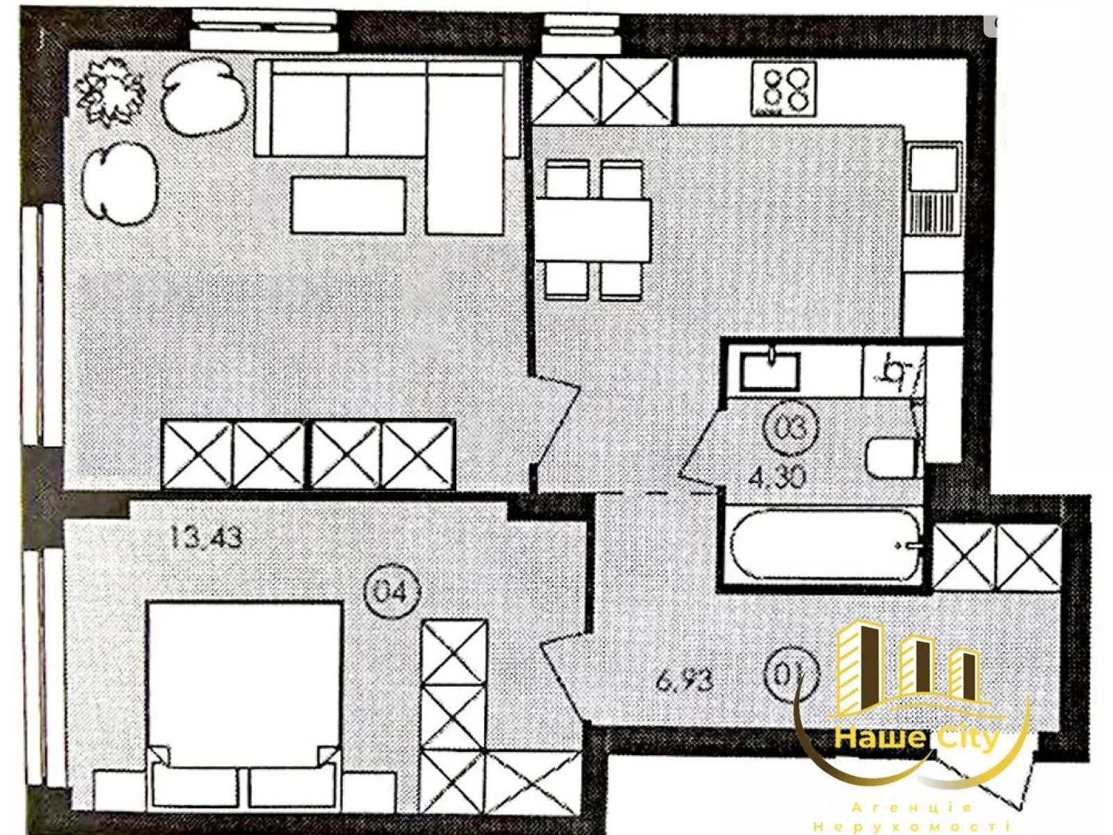 Продается 2-комнатная квартира 54 кв. м в Сокольниках, ул. Героев Майдана, 15 - фото 1