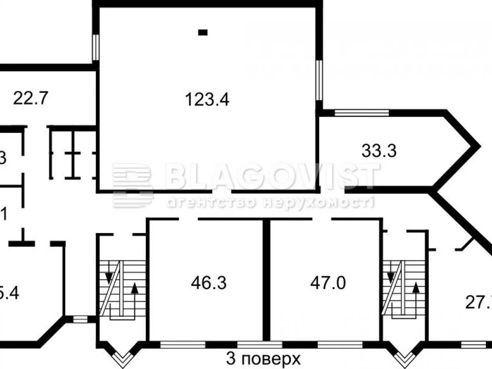 Продается помещения свободного назначения 1640 кв. м в 3-этажном здании - фото 4