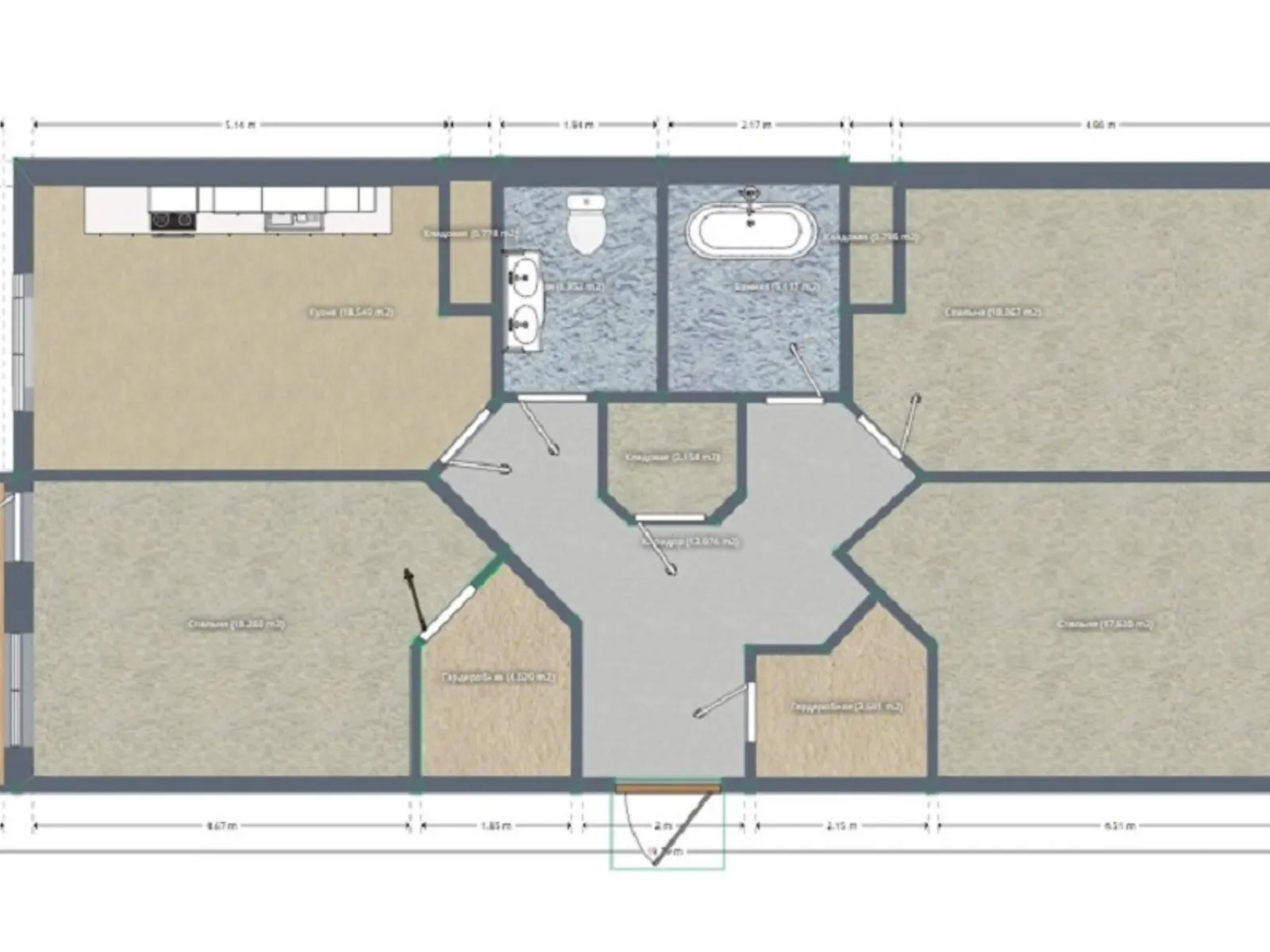 Продается 3-комнатная квартира 81.6 кв. м в Крыжановка, ул. Академика Сахарова, 3Е - фото 1