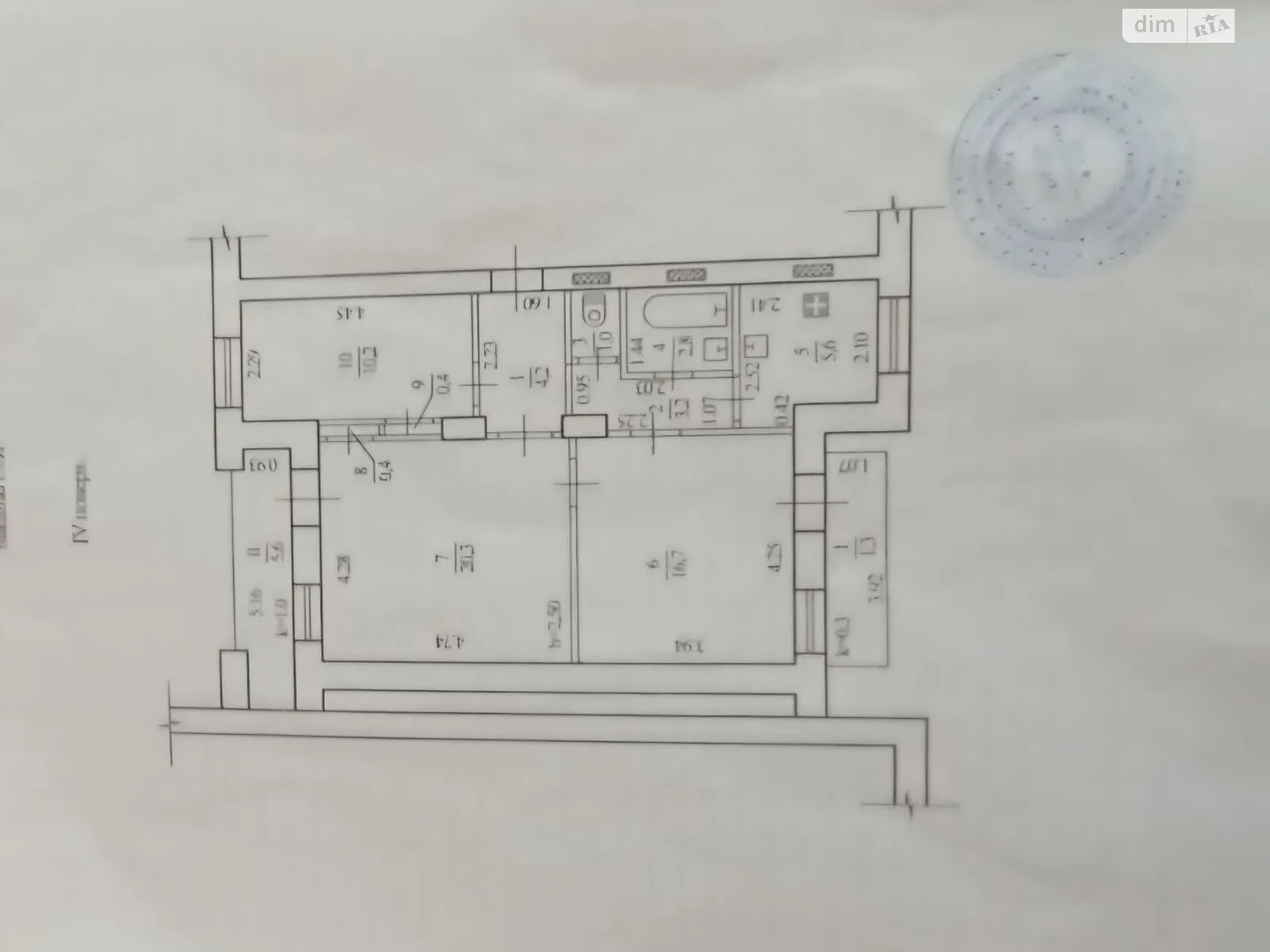 Продается 3-комнатная квартира 71.7 кв. м в Днепре, просп. Леси Украинки(Пушкина), 71 - фото 1