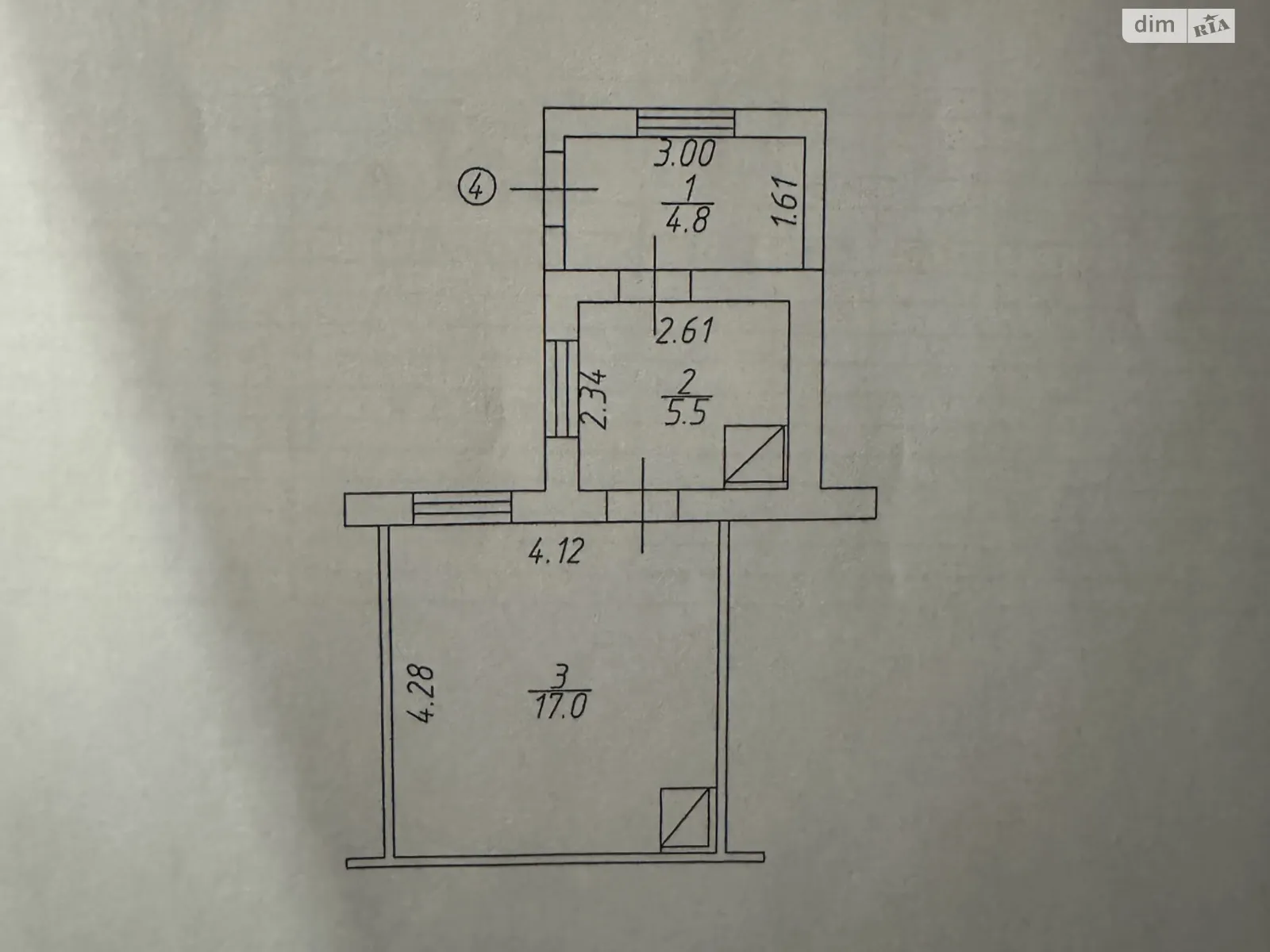 Продается часть дома 28 кв. м с гаражом, цена: 11990 $ - фото 1